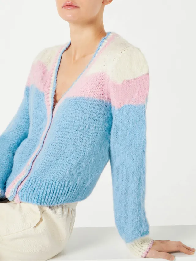 mc2-saint-barth-cardigan-crop-maglia-garzata-rosa-donna image 1