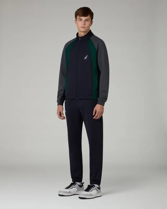 australian-wave-tracksuit-tuta-uomo-leggera-blu-navy-con-zip image 1