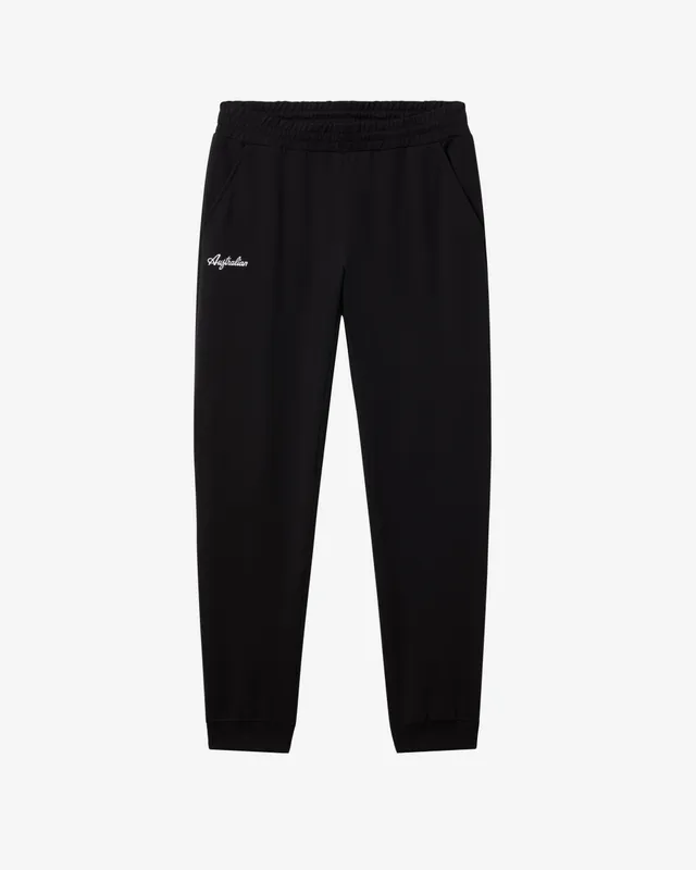 australian-essential-camomaps-track-pant-nero-in-felpa-elasticizzata image 1