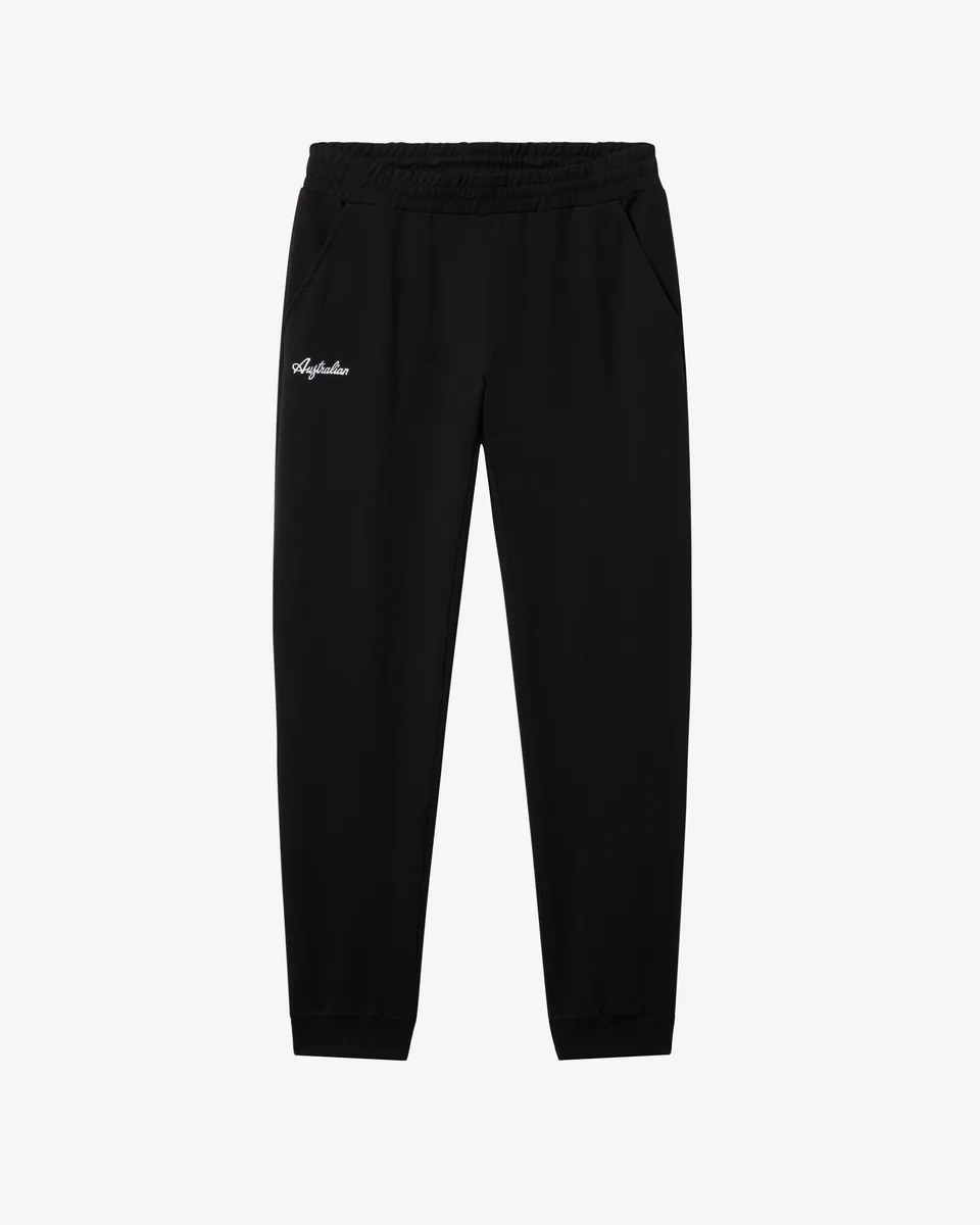 australian-essential-camomaps-track-pant-nero-in-felpa-elasticizzata image 1