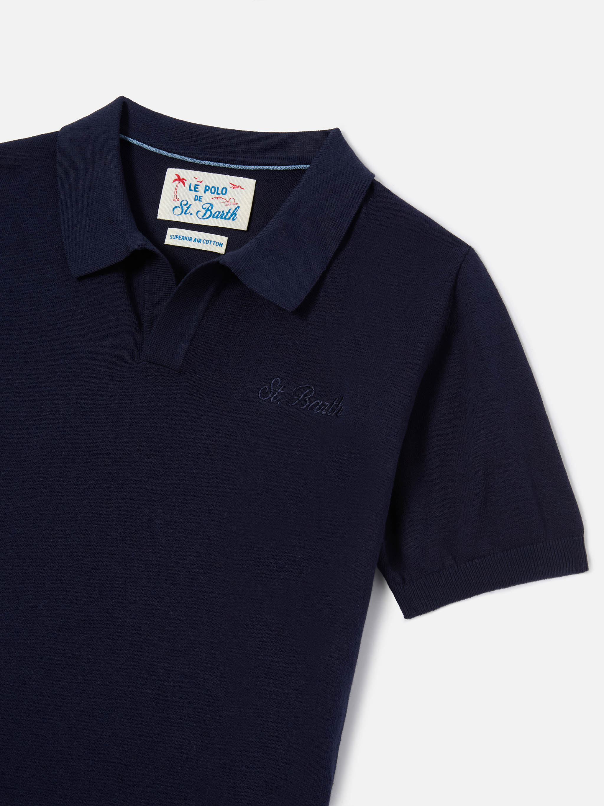 mc2-saint-barth-sloan-jr-polo-bambino-cotone-blu-navy image 2