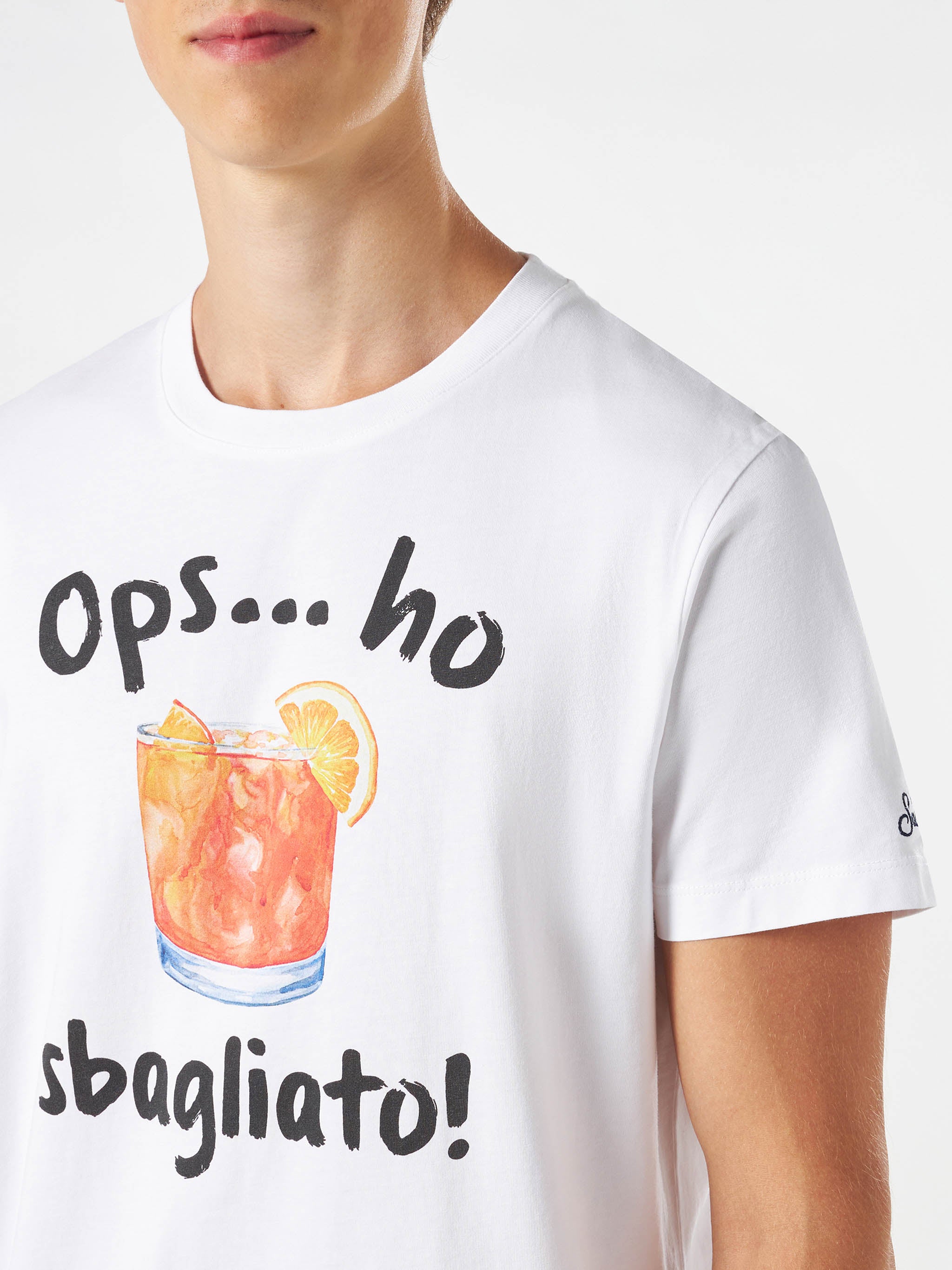 mc2-saint-barth-t-shirt-uomo-cotone-bianca-stampa-sbagliato image 3