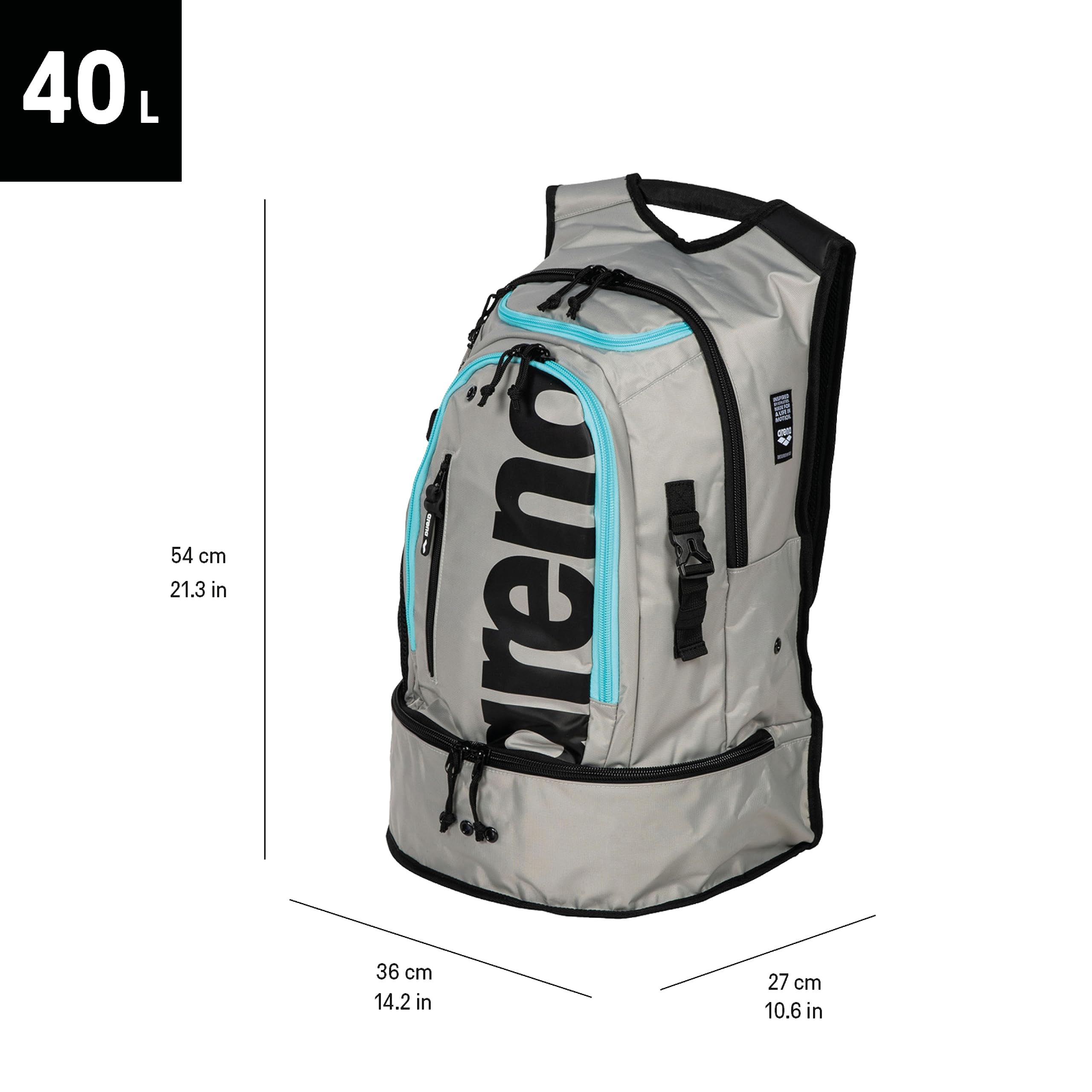 arena-fastpack-3-0-zaino-sportivo-40-litri-con-scomparto-scarpe image 5