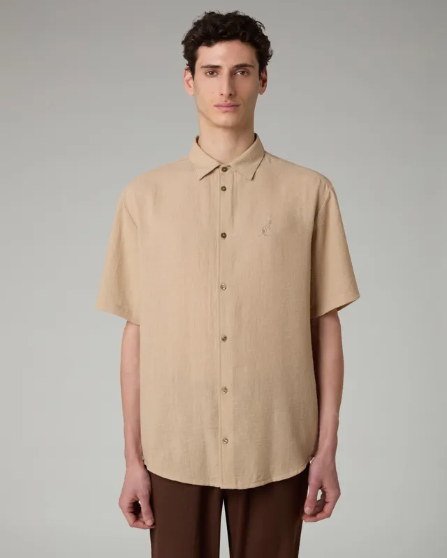 australian-doric-shirt-camicia-manica-corta-kaki image 1