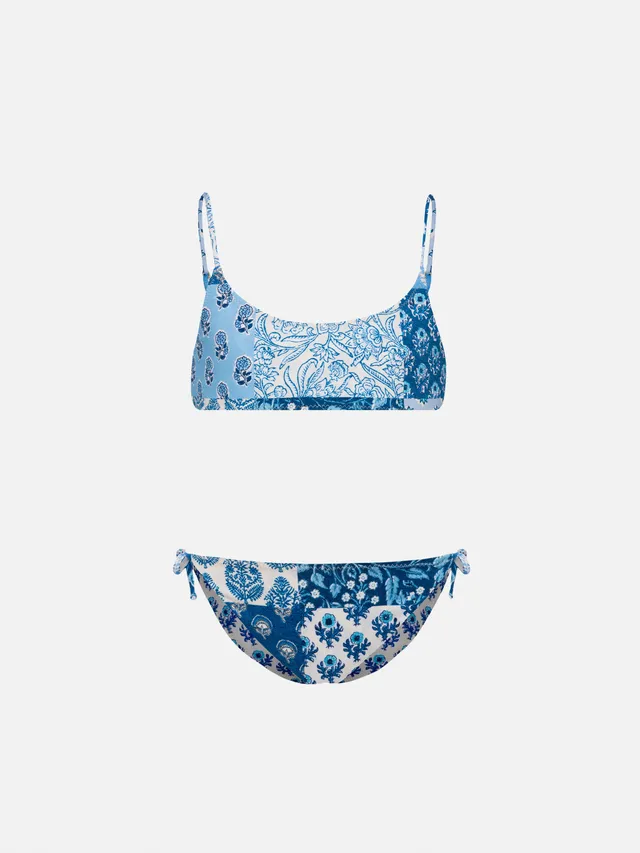 mc2-saint-barth-jaiden-bikini-bralette-bambina-double-face-floreale-blu image 1