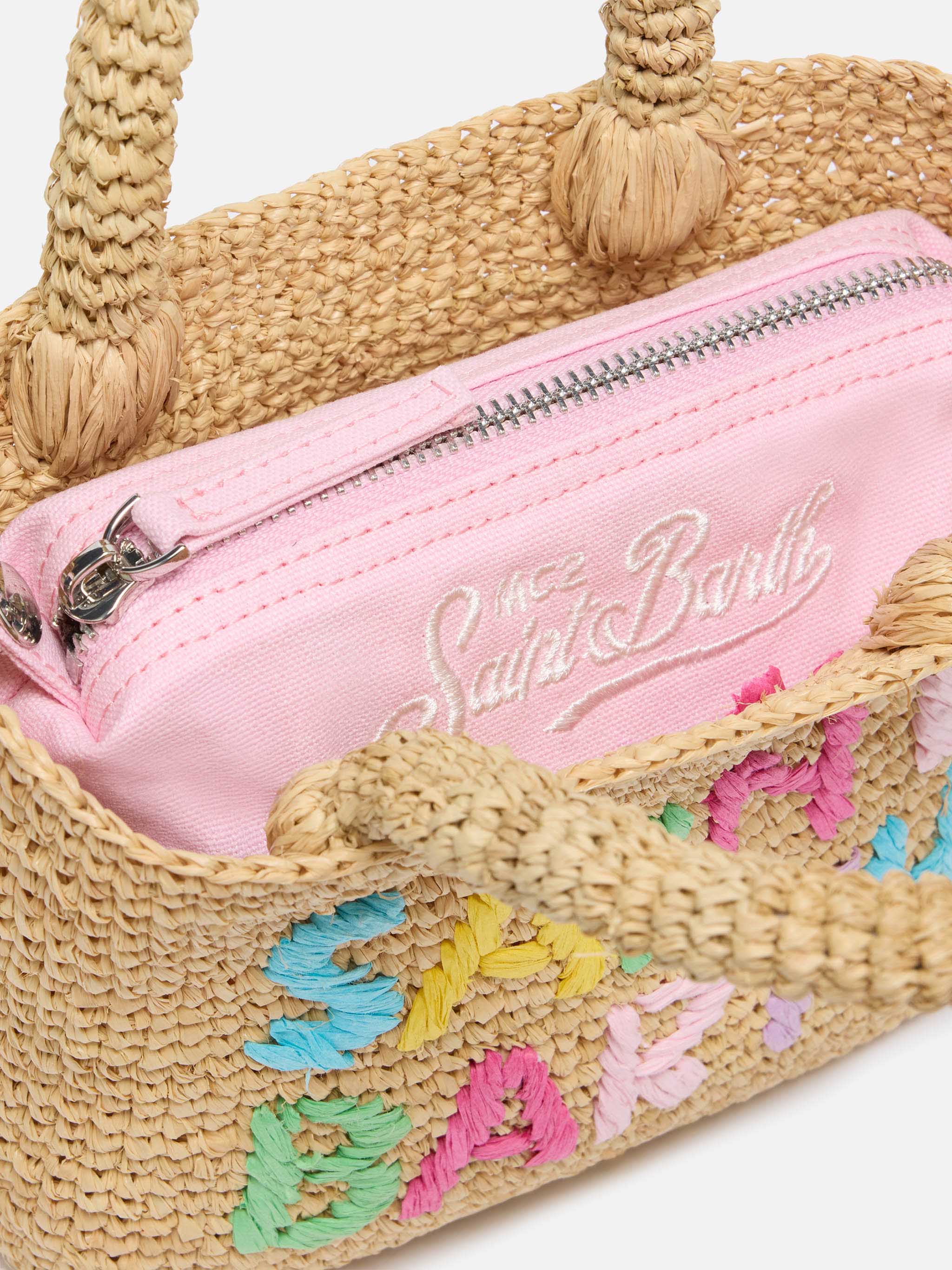 mc2-saint-barth-borsa-beach-mini-in-raffia-naturale-con-logo-ricamato-multicolor image 5