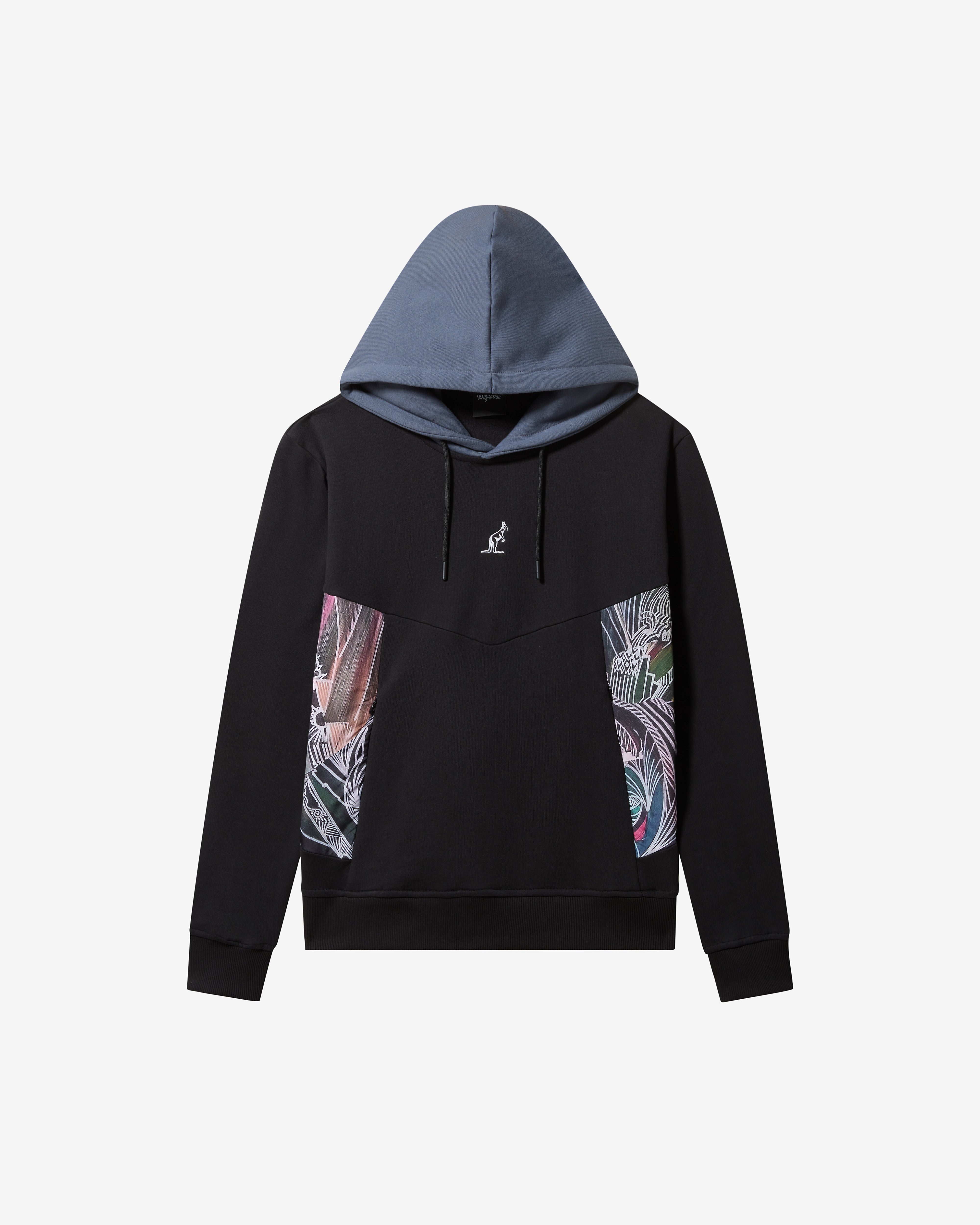 australian-cool-hoodie-felpa-con-cappuccio-in-contrasto-e-zip-invisibili-made-in image 6