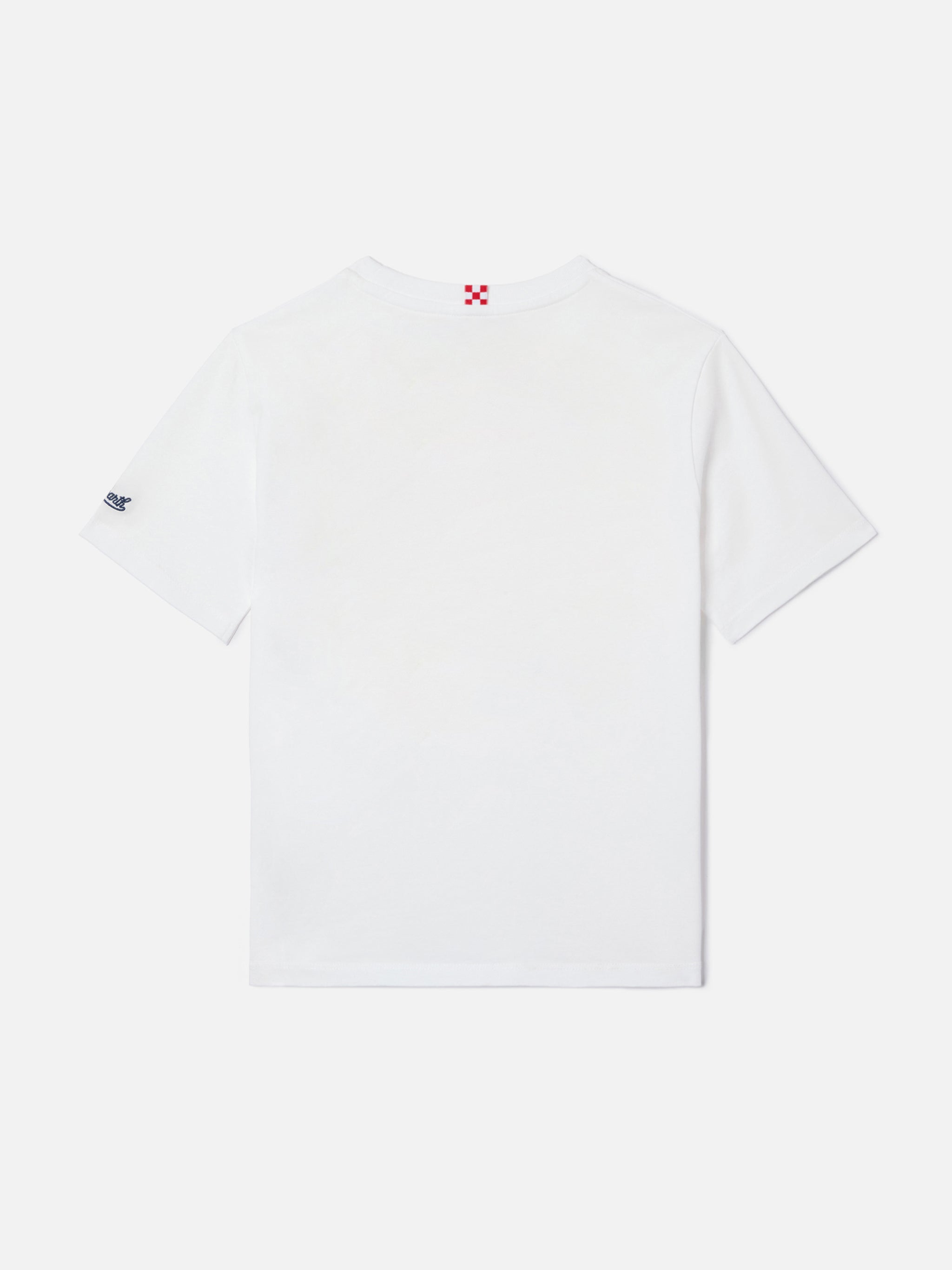 mc2-saint-barth-portofino-jr-t-shirt-bambino-bianca-lasciatemi-crescere-in-pace image 3