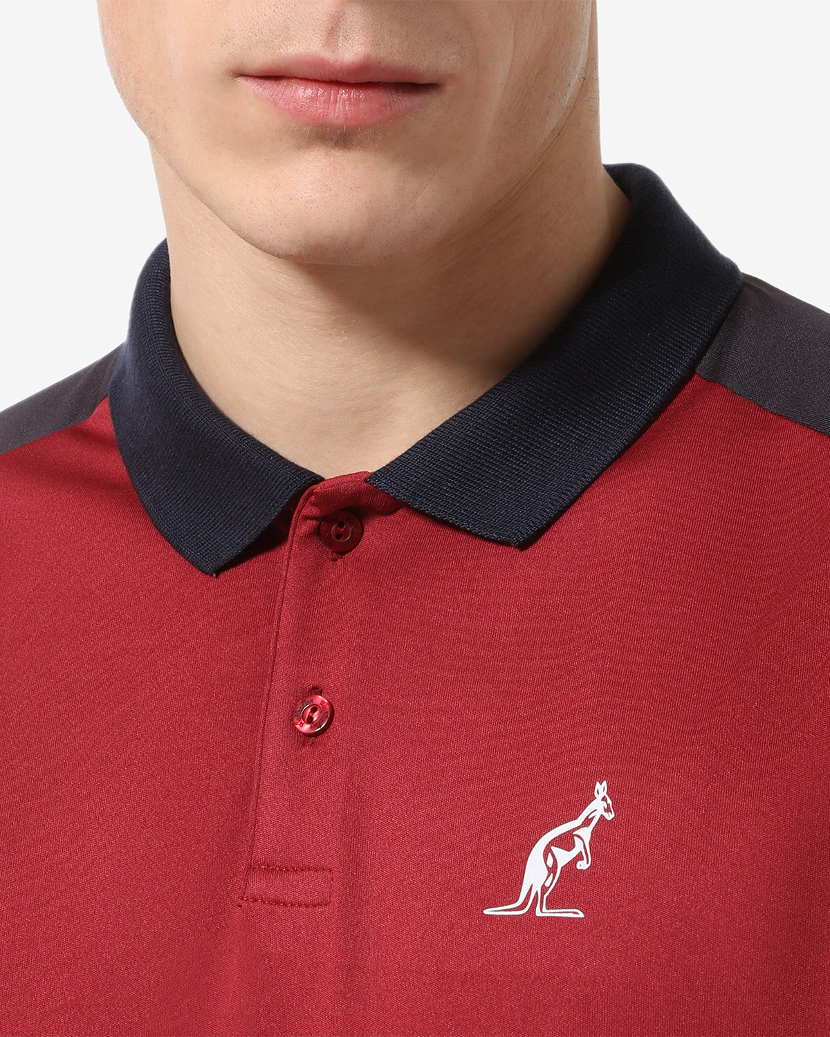 australian-energy-polo-shirt-tennis-polo-ace-bordeaux-performance image 4