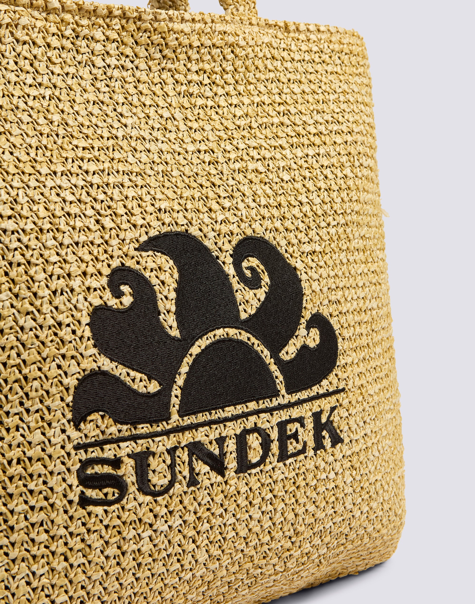 sundek-borsa-grande-donna-in-poly-raffia-con-logo-ricamato image 3