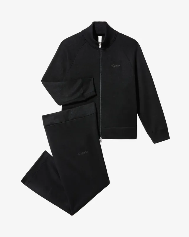 australian-comfy-tracksuit-tuta-completa-nera-full-zip image 1