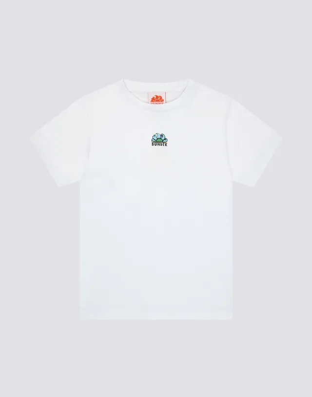 sundek-t-shirt-bambino-manica-corta-stampa-juicy-stripes-surfboard image 1