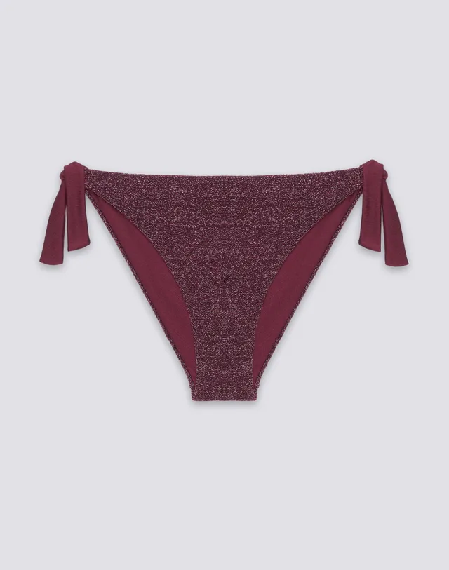 sundek-bea-slip-bikini-donna-con-fianchi-regolabili-in-lurex image 1