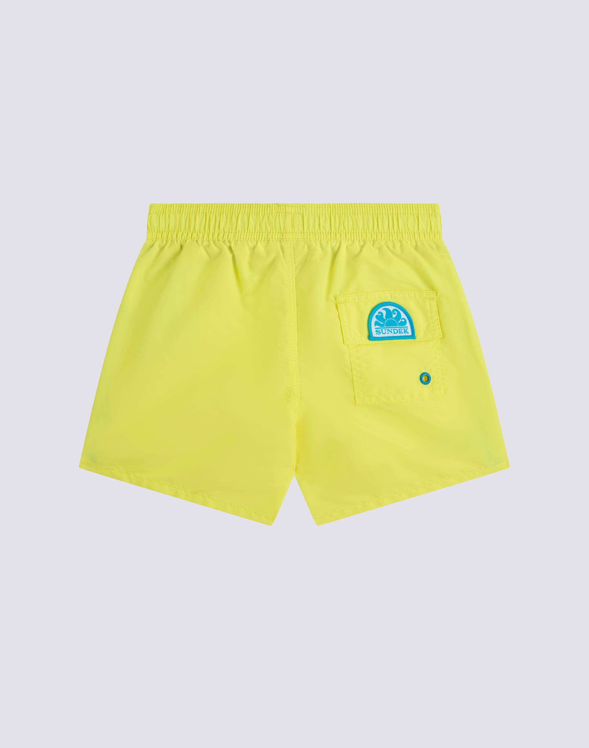 sundek-costume-da-bagno-bambino-corto-iconic-taffeta-con-piping image 2