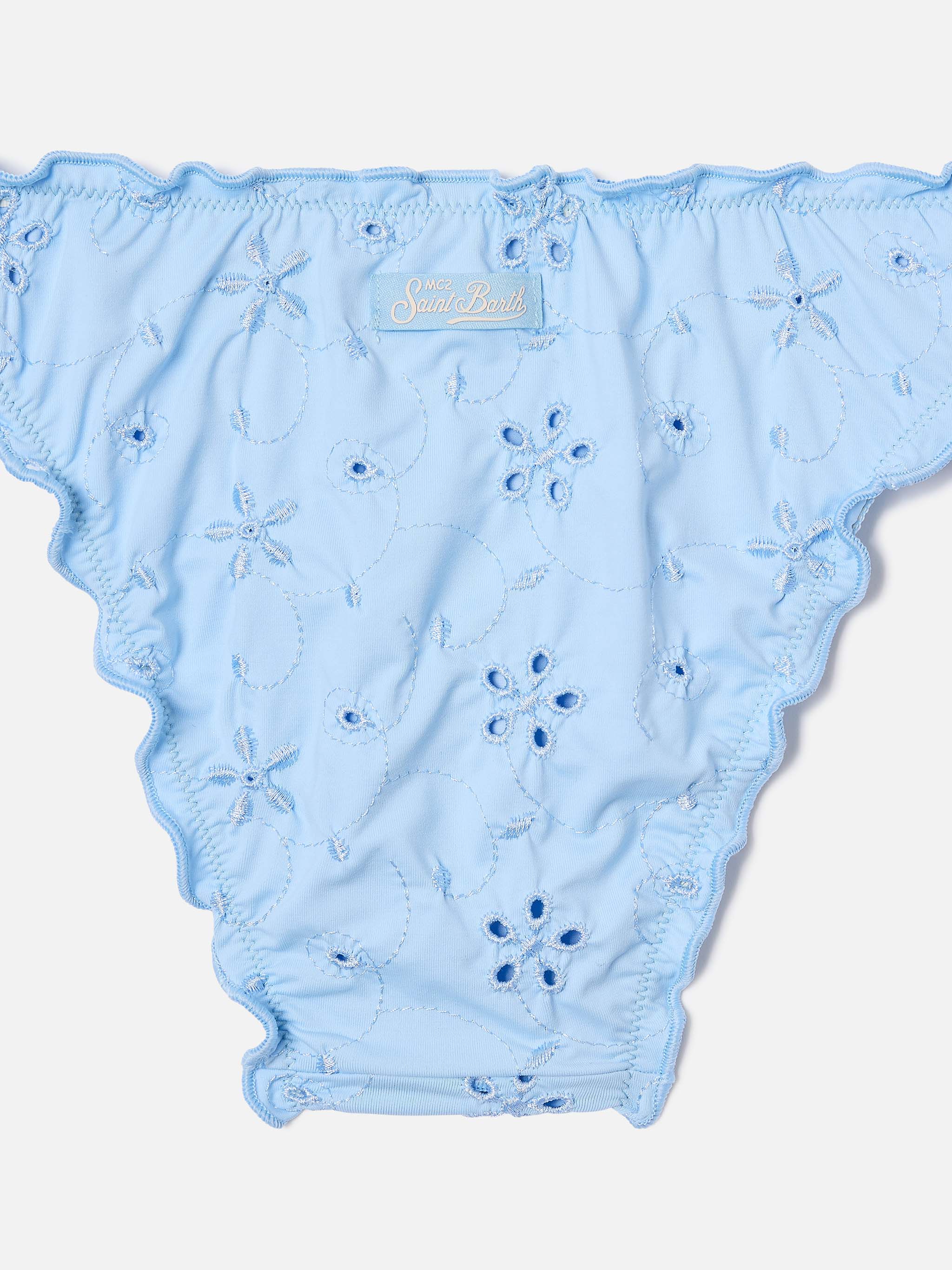 mc2-saint-barth-slip-mare-bimba-cric-azzurro-sangallo-ricamo-floreale image 3