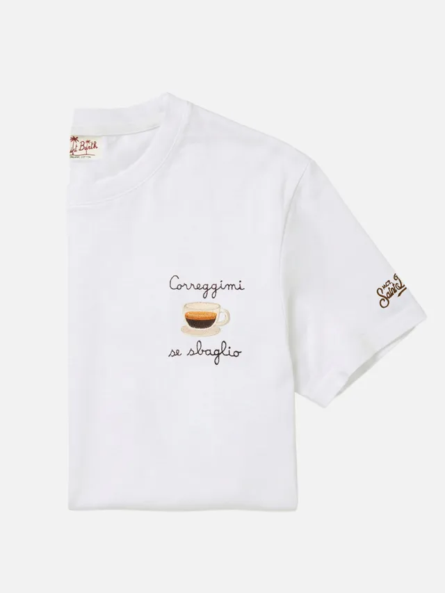 mc2-saint-barth-t-shirt-portofino-panna-ricamo-correggimi-se-sbaglio image 1