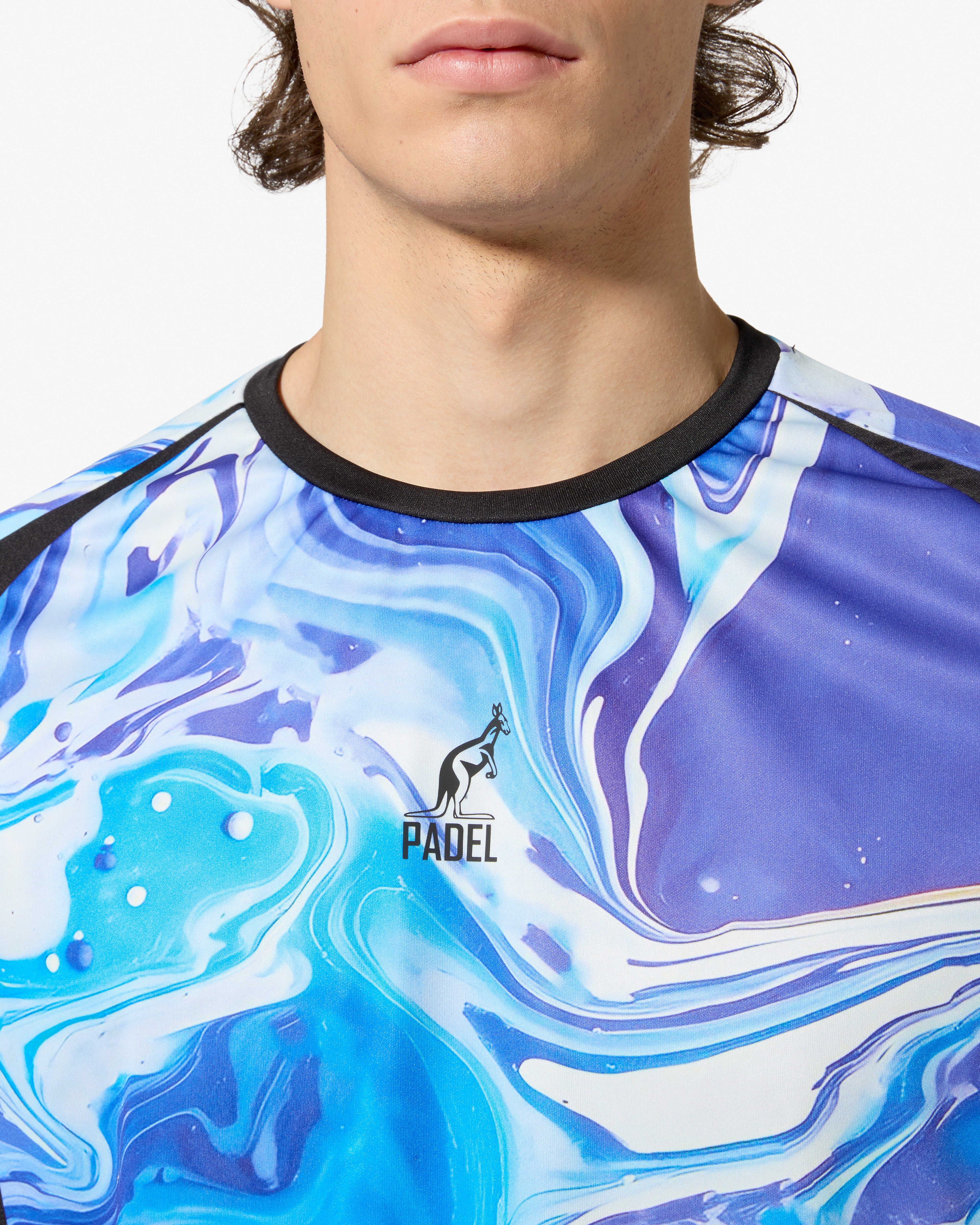 australian-marble-t-shirt-padel-nero-tecnica-traspirante image 4