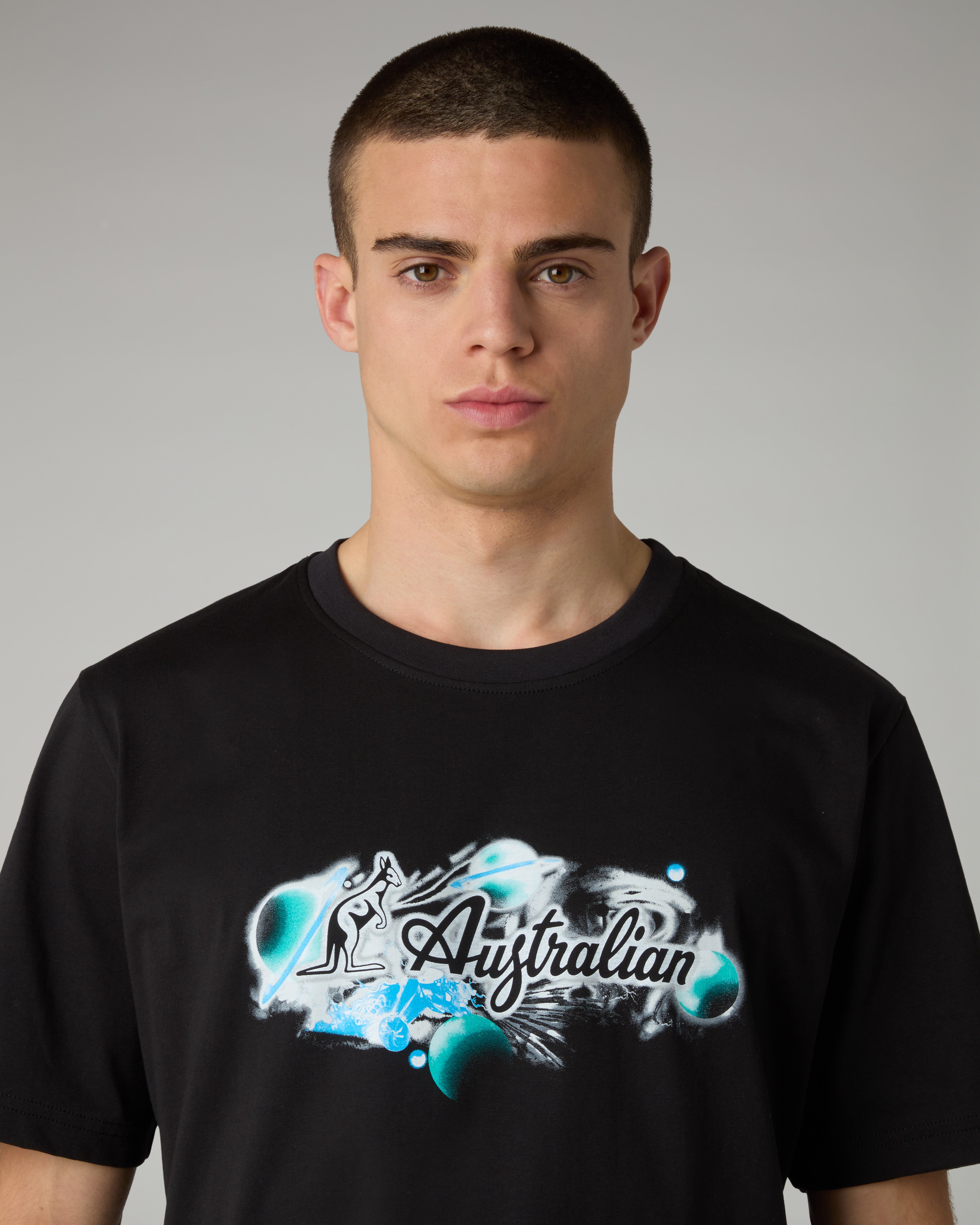 australian-planets-t-shirt-cotone-nera-heritage image 4