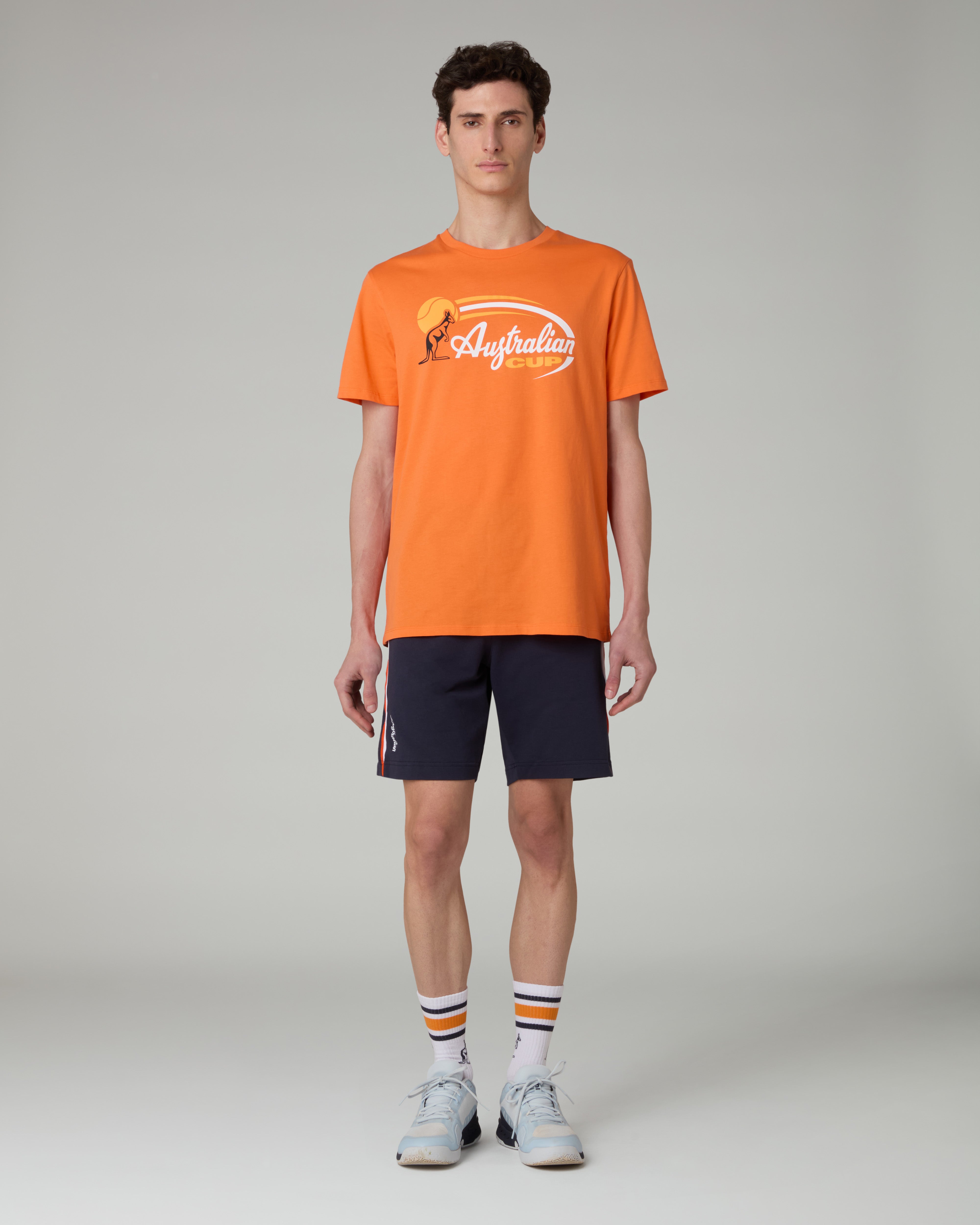 australian-league-australian-cup-t-shirt-cotone-arancio-acceso image 2