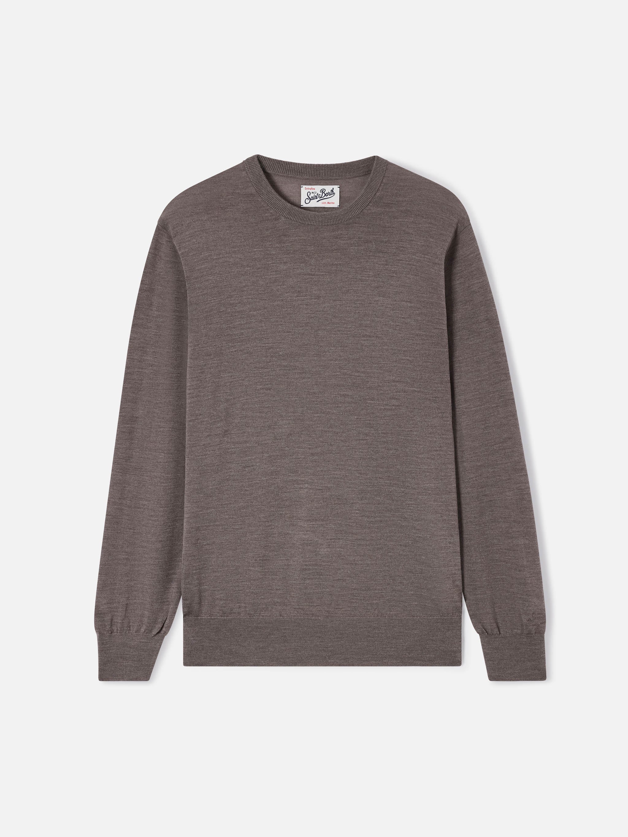 mc2-saint-barth-regent-maglione-girocollo-uomo-in-lana-merino-extrafine-cammello image 1