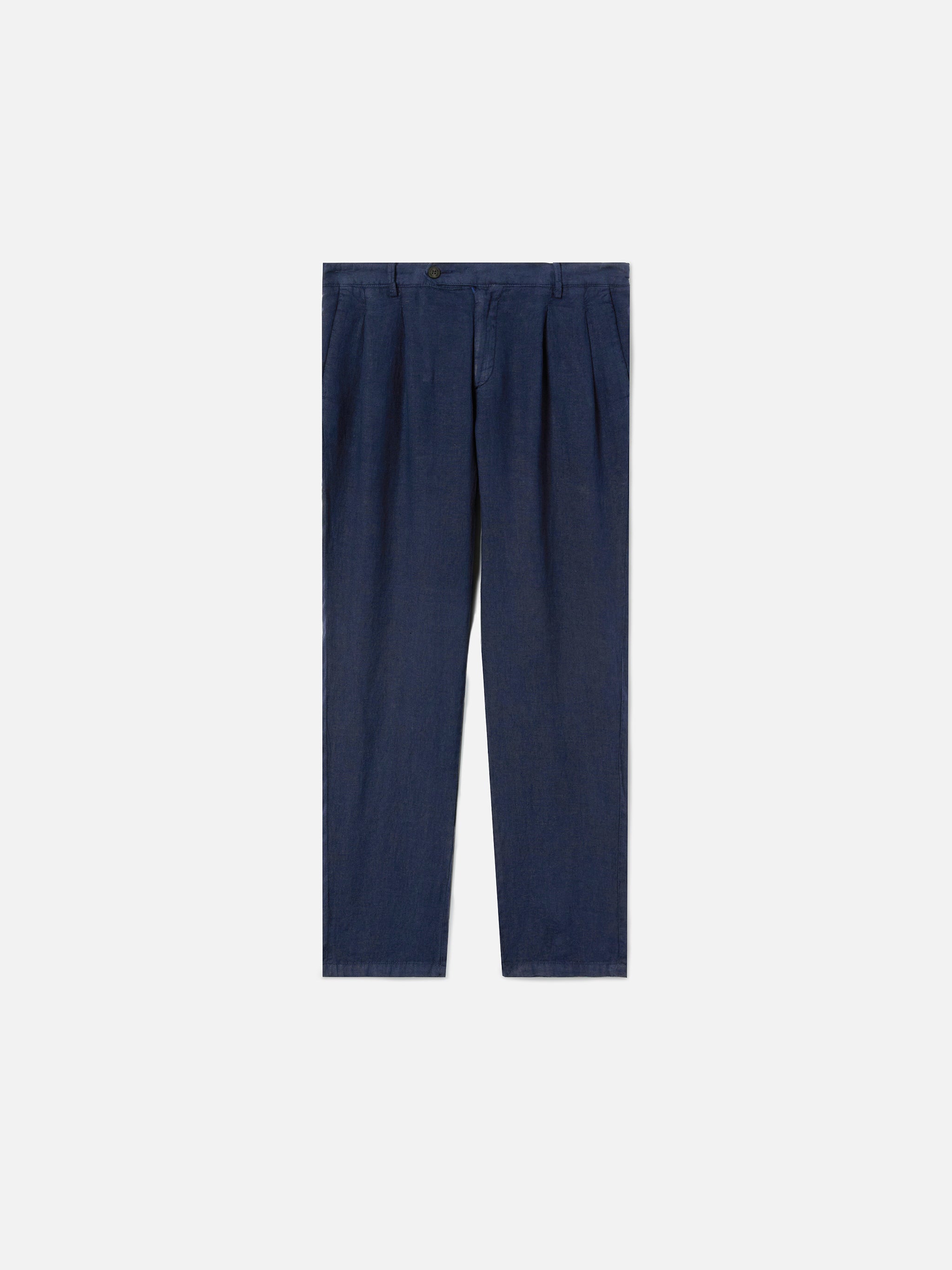 mc2-saint-barth-pantalone-havier-pantalone-lungo-uomo-in-puro-lino-blu-navy image 4