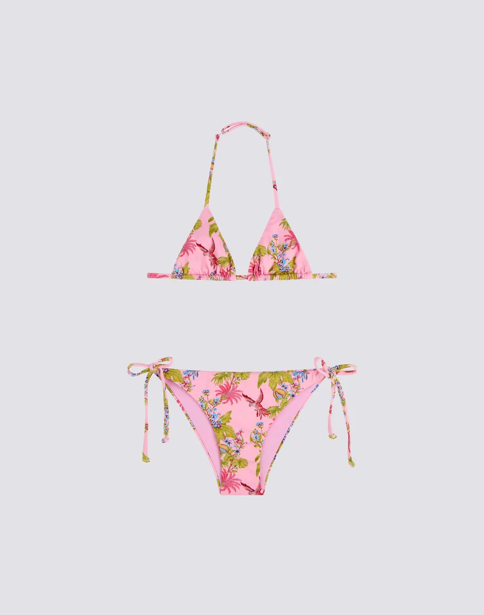 sundek-mini-bikini-bambina-stampa-sweet-parrot image 1