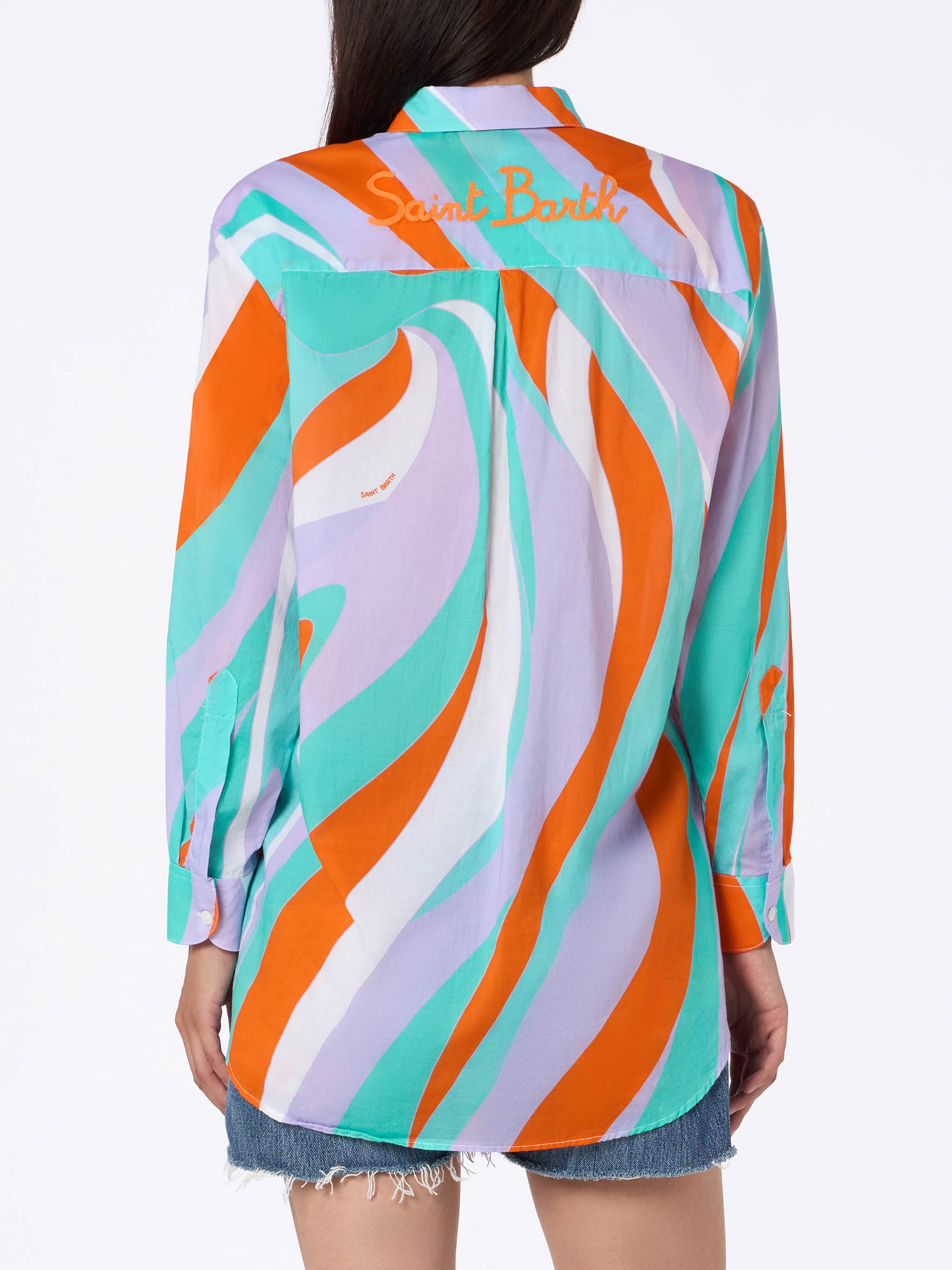 mc2-saint-barth-camicia-brigitte-in-cotone-con-stampa-shape-wave image 3