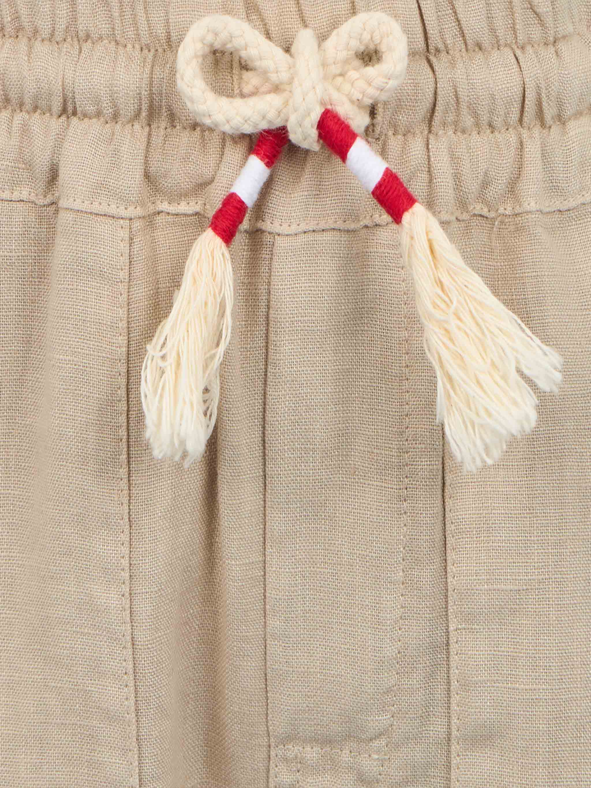 mc2-saint-barth-pantaloni-calais-jr-da-bambino-in-lino-100-beige-con-coulisse image 3