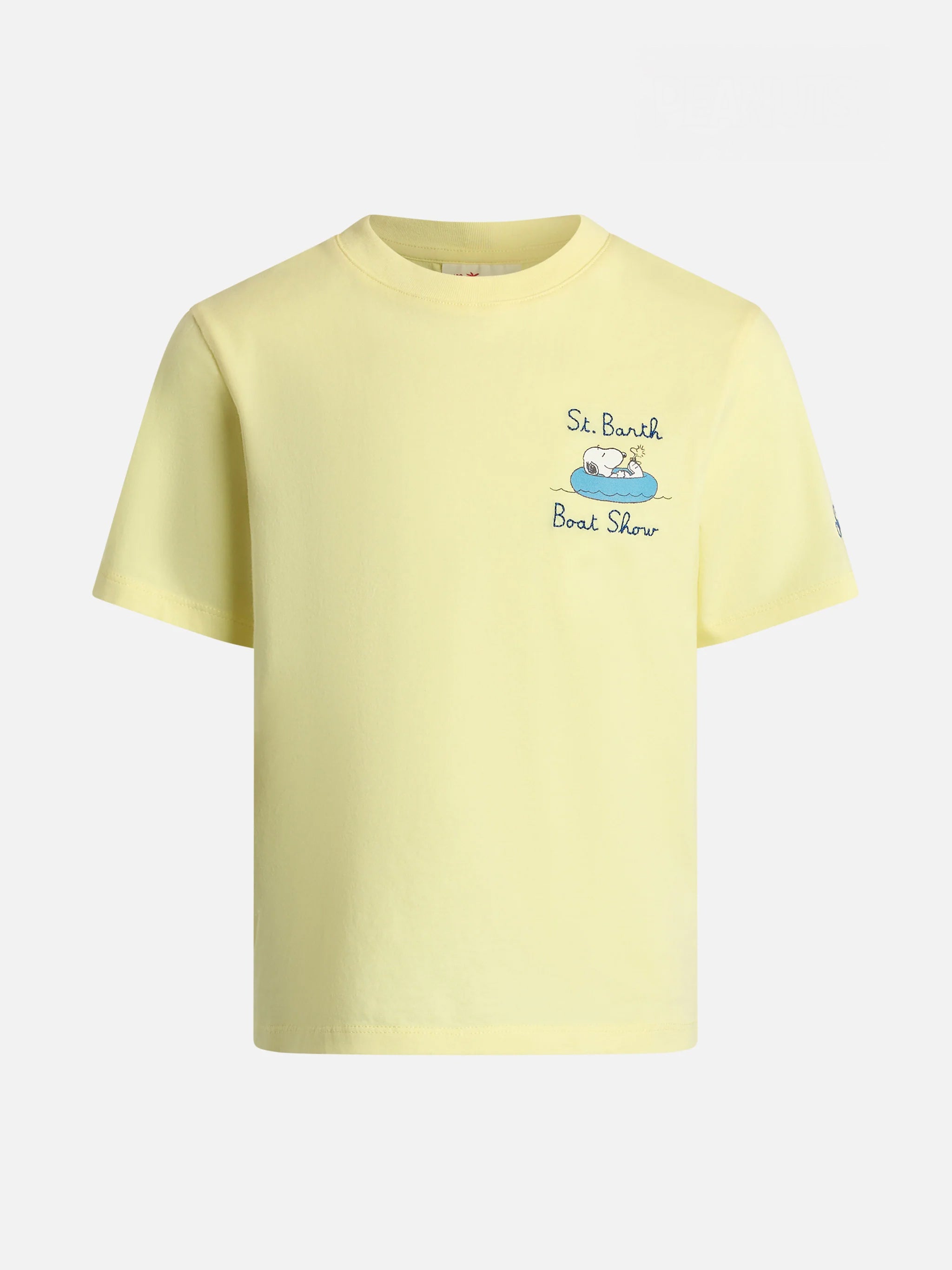 mc2-saint-barth-t-shirt-bambino-in-cotone-con-stampa-snoopy-e-ricamo-st-barth-bo image 1
