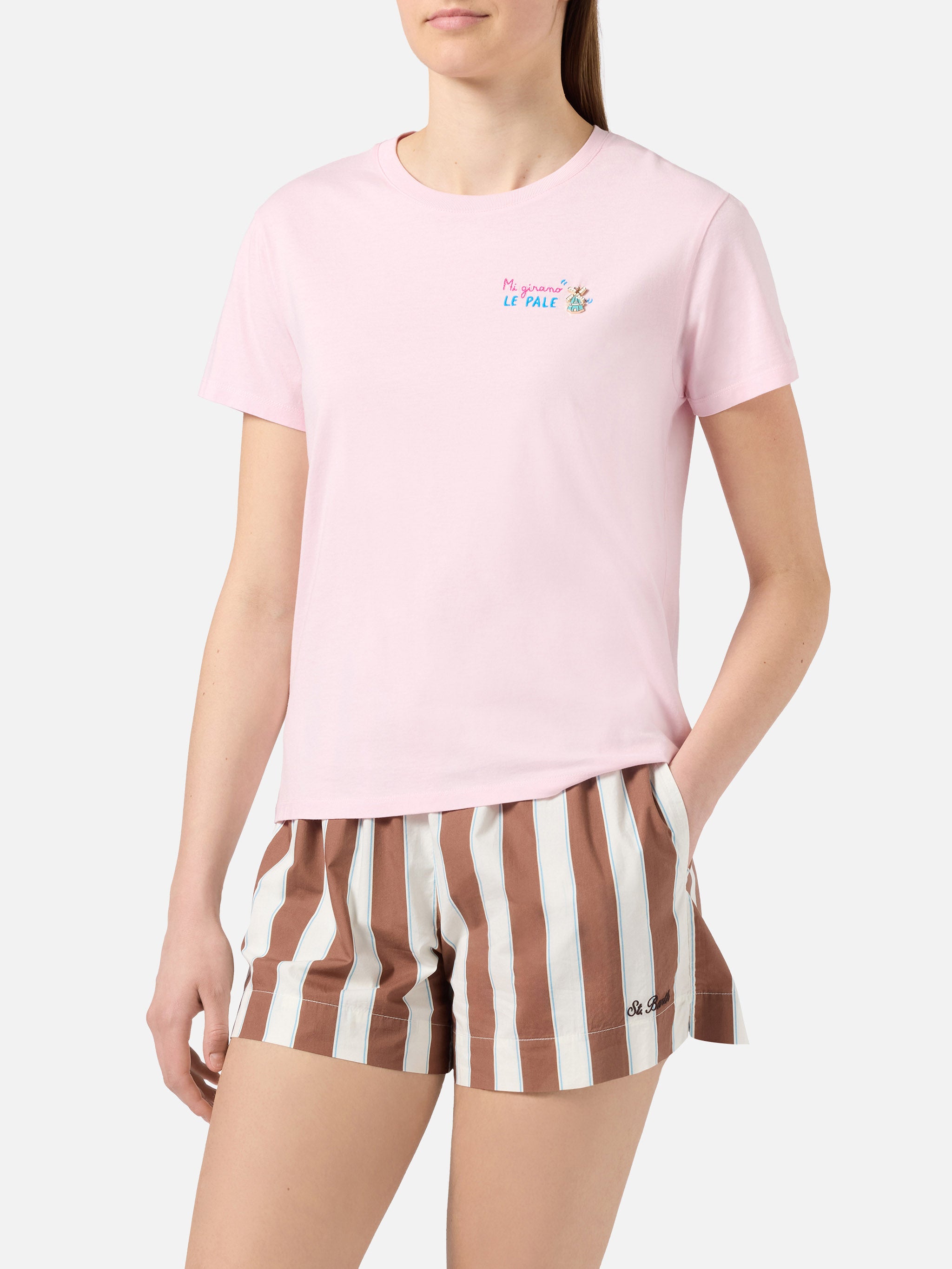 mc2-saint-barth-emilie-t-shirt-rosa-ricamo-mi-girano-le-pale image 2