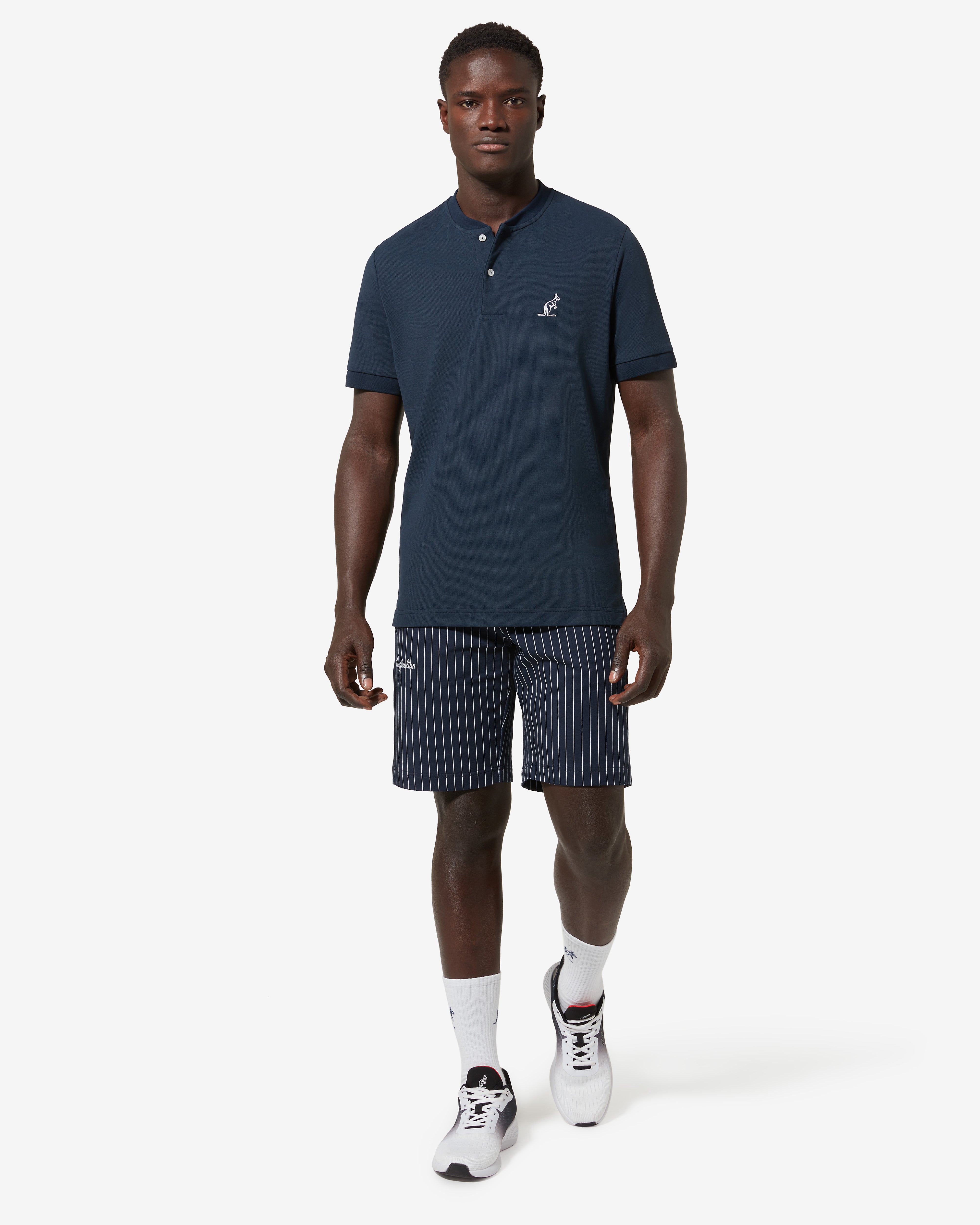 australian-style-polo-shirt-polo-in-piquet-tecnico-blu-navy-regular-fit image 2