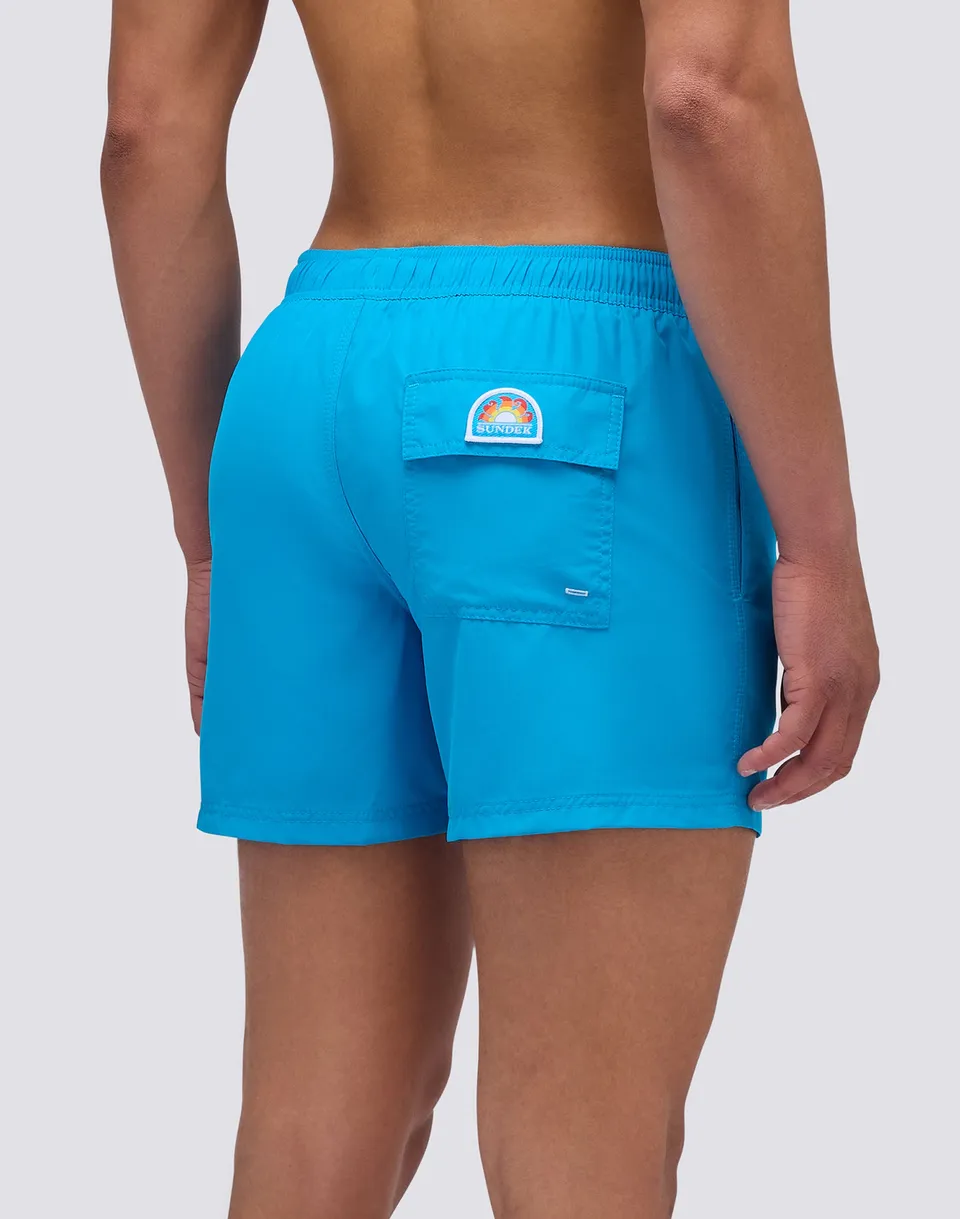 sundek-iconic-costume-da-bagno-uomo-corto-a-vita-elasticata-in-poliestere-ricicl image 1