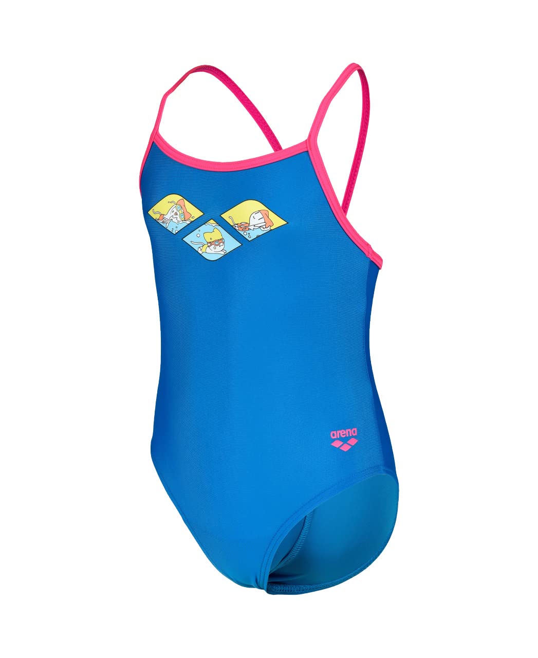 arena-training-kids-girl-one-piece-costume-intero-bambina-turchese image 5