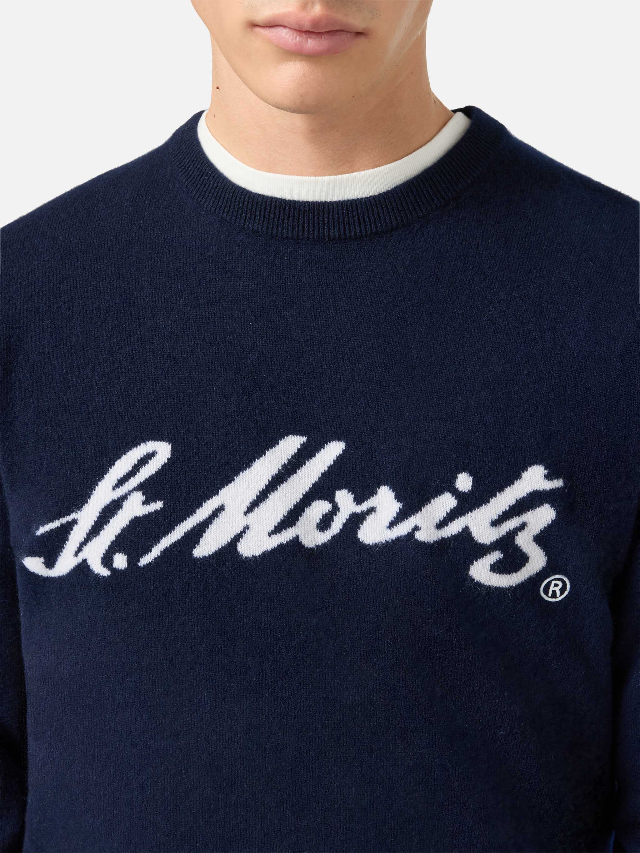 mc2-saint-barth-maglione-heron-light-uomo-100-cashmere-blu-st-moritz image 2