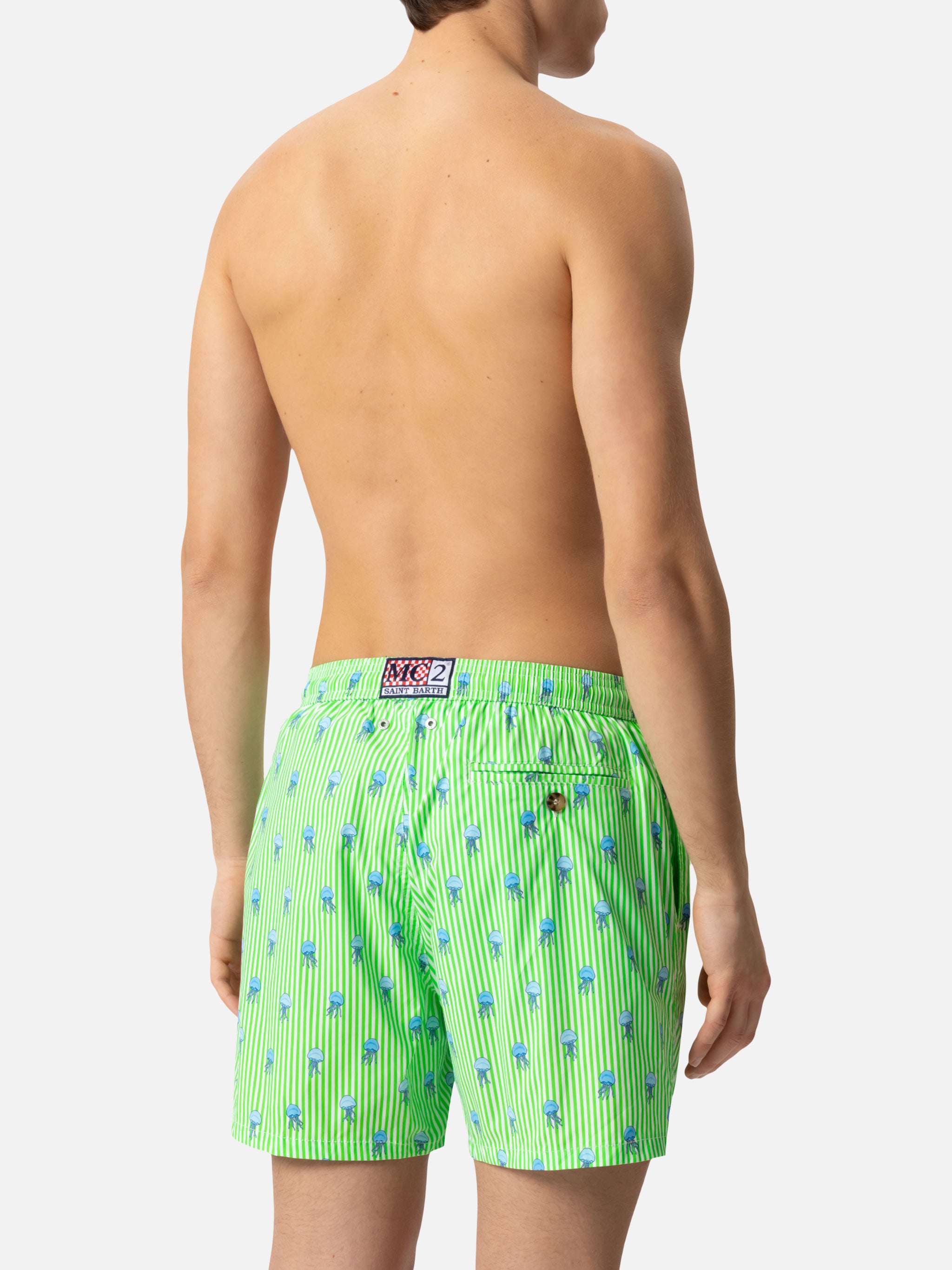 mc2-saint-barth-comfort-light-costume-mare-uomo-verde-fluo-stampa-meduse image 6