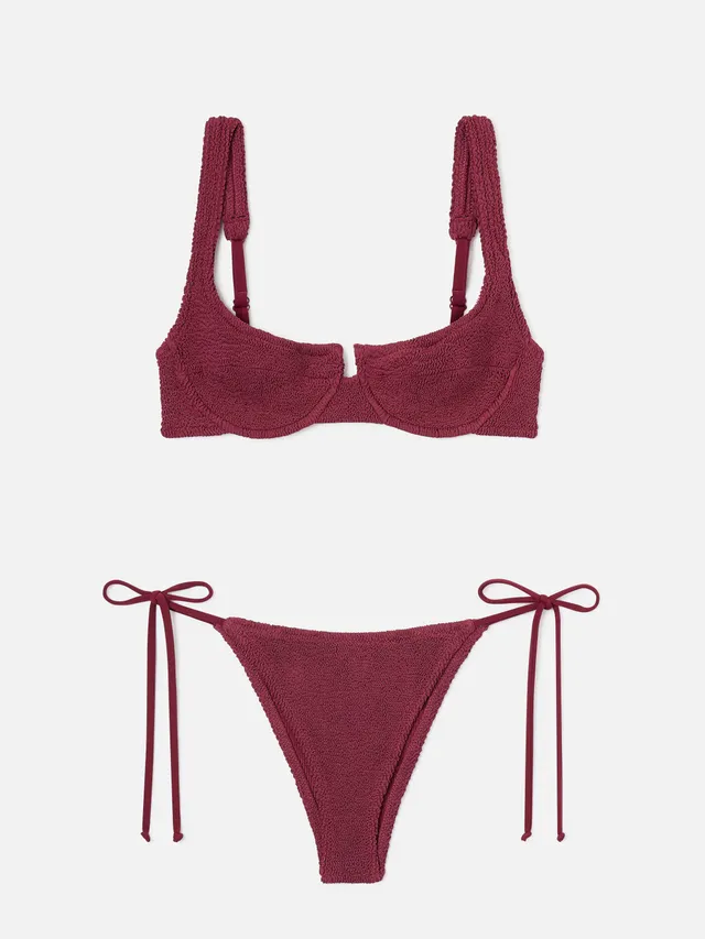 mc2-saint-barth-bikini-amira-marielle-crinkle-bordeaux image 1