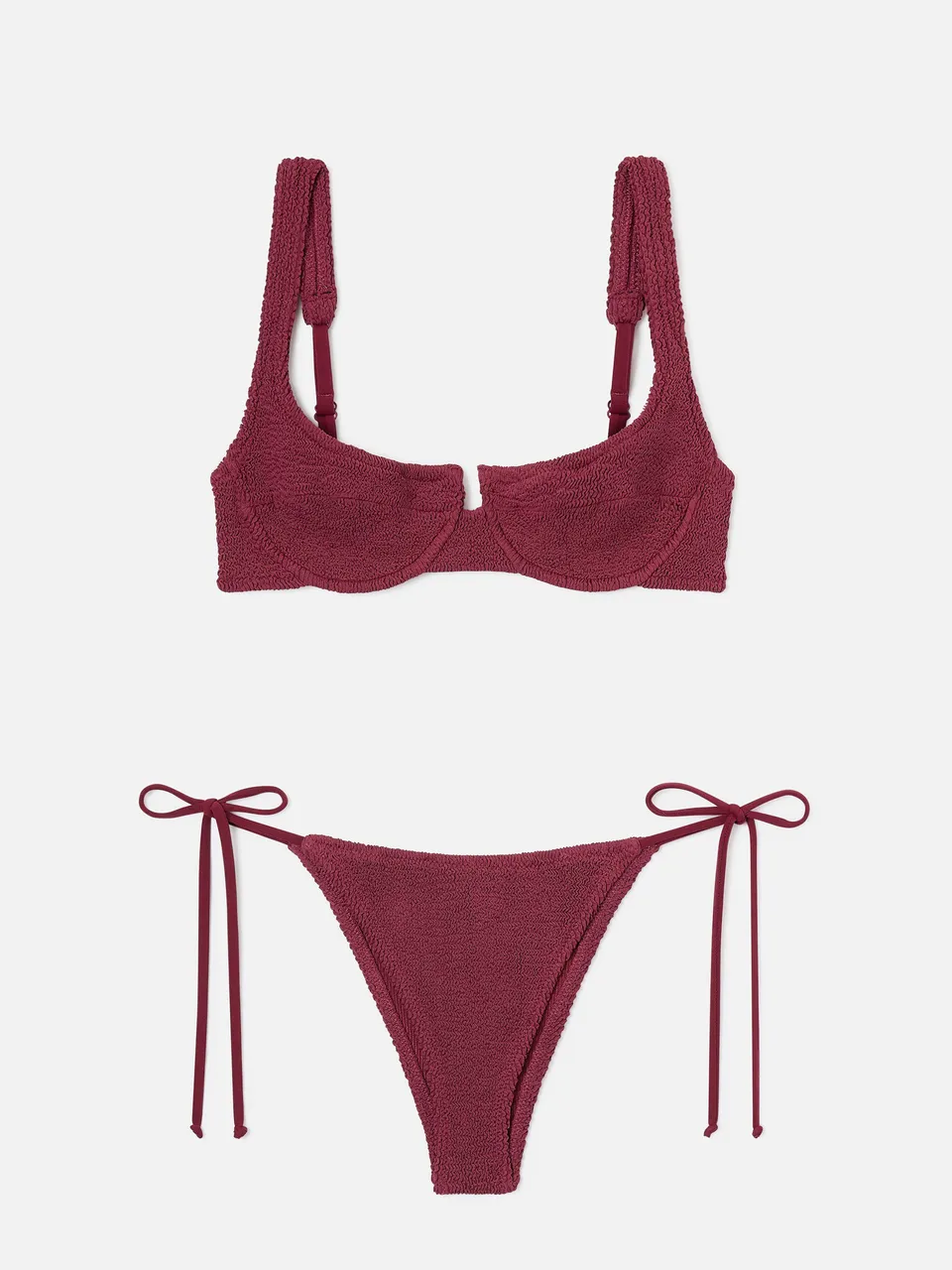 mc2-saint-barth-bikini-amira-marielle-crinkle-bordeaux image 1