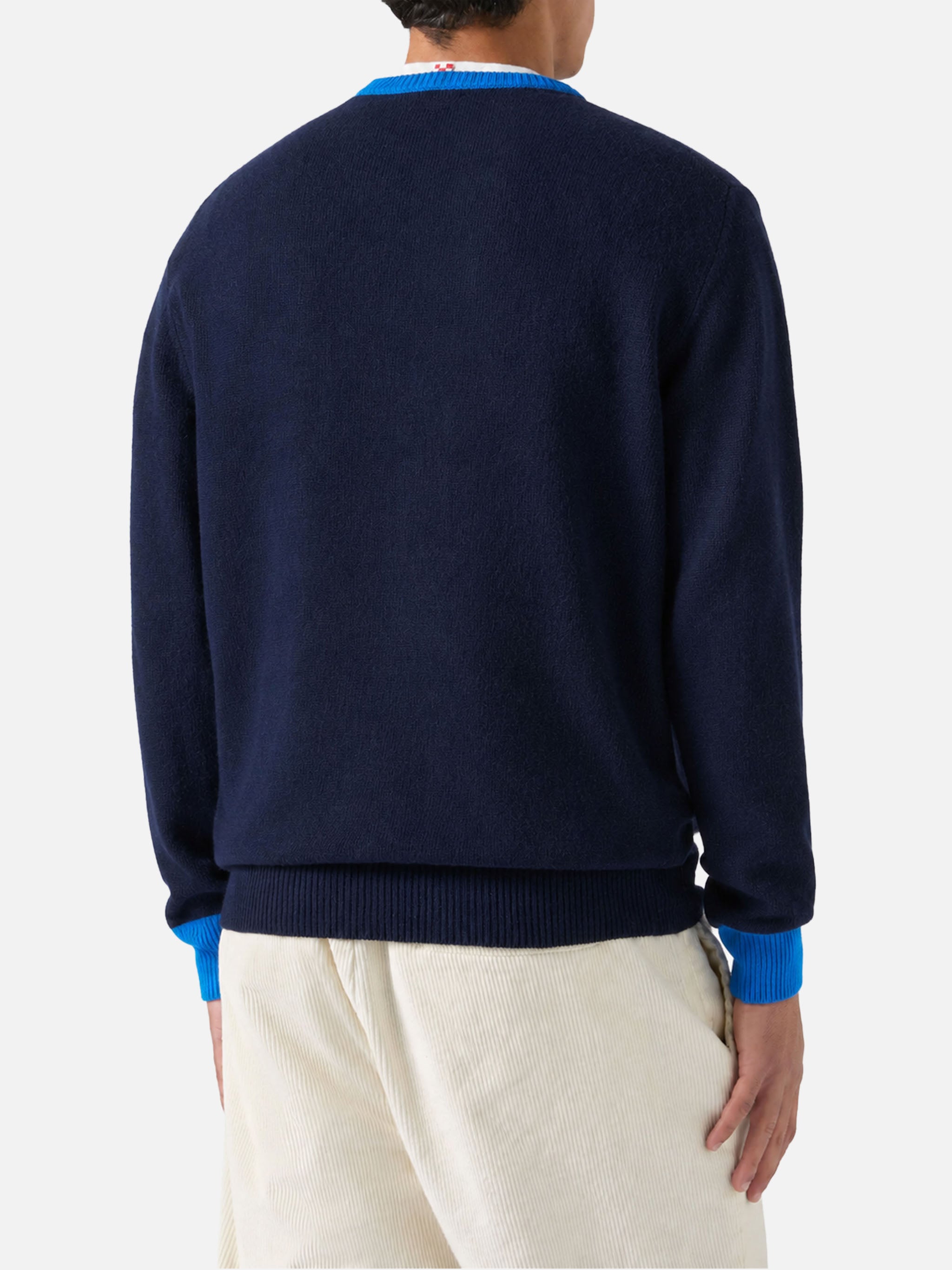 maglia-mc2-saint-barth-heron-con-ricamo-wolf-of-st-moritz-in-misto-cashmere-blu- image 3