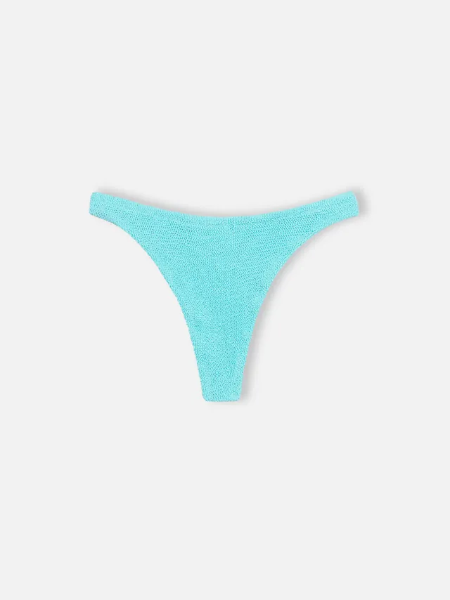 mc2-saint-barth-slip-naomi-donna-crinkle-verde-acqua-copertura-ridotta image 1