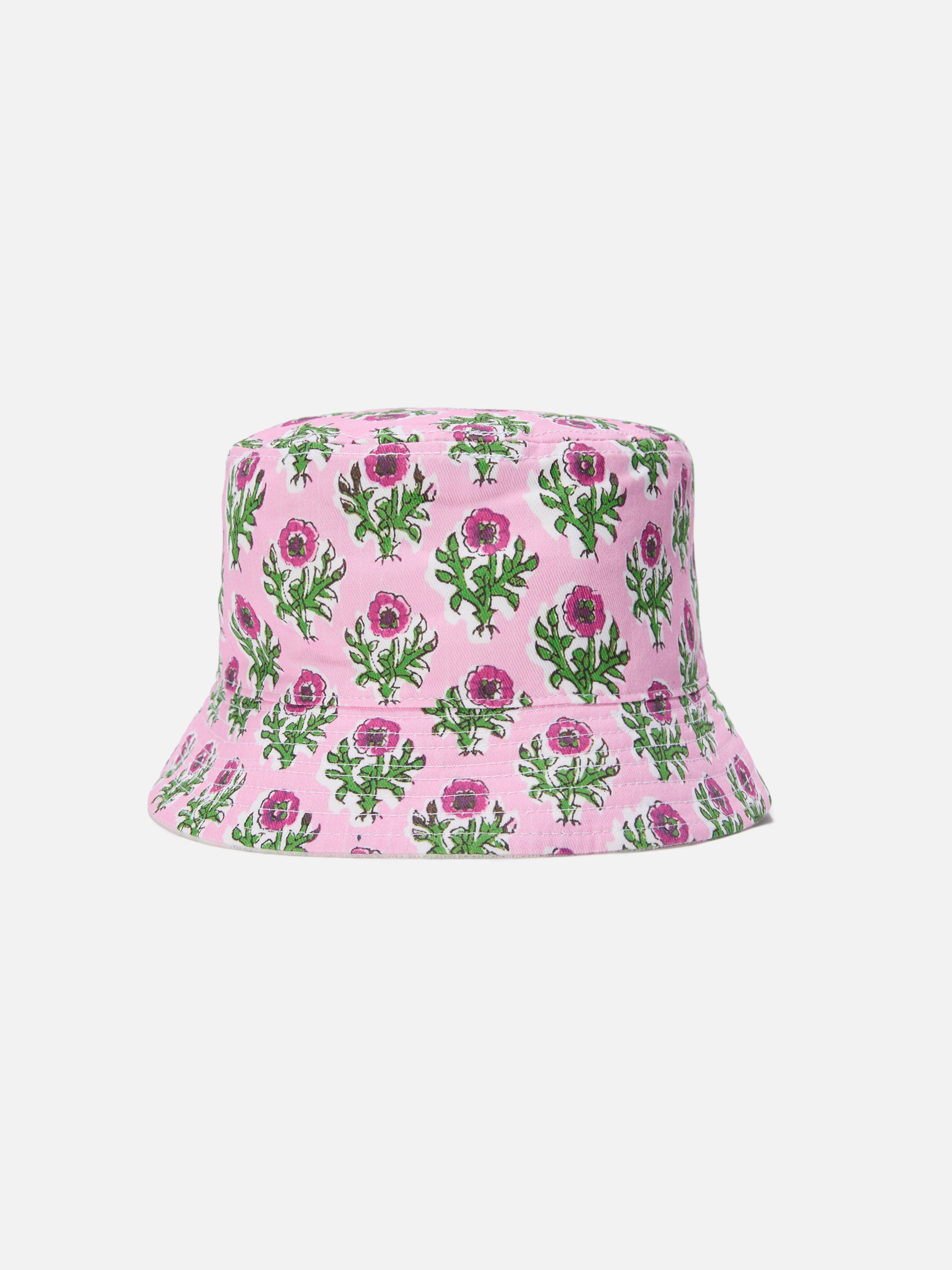mc2-saint-barth-patmos-cappello-bucket-reversibile-floreale-rosa-spugna-bianca image 3