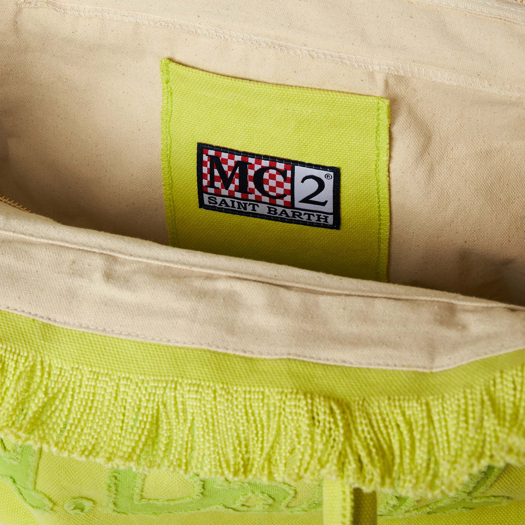 mc2-saint-barth-vanity-borsa-a-spalla-tela-verde-chiaro-40x32x20 image 4