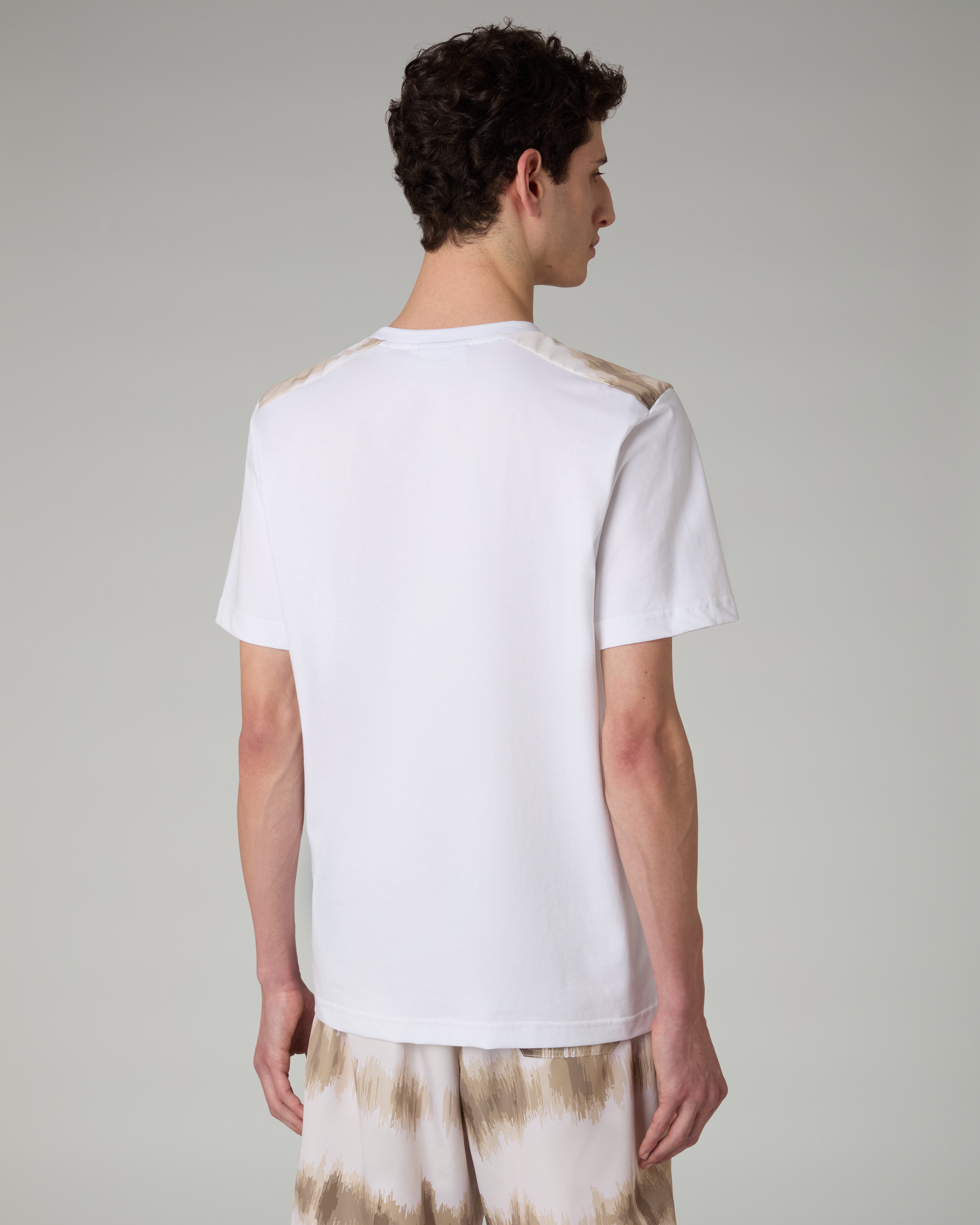 australian-doric-t-shirt-uomo-bianca-in-cotone-regular-fit image 2