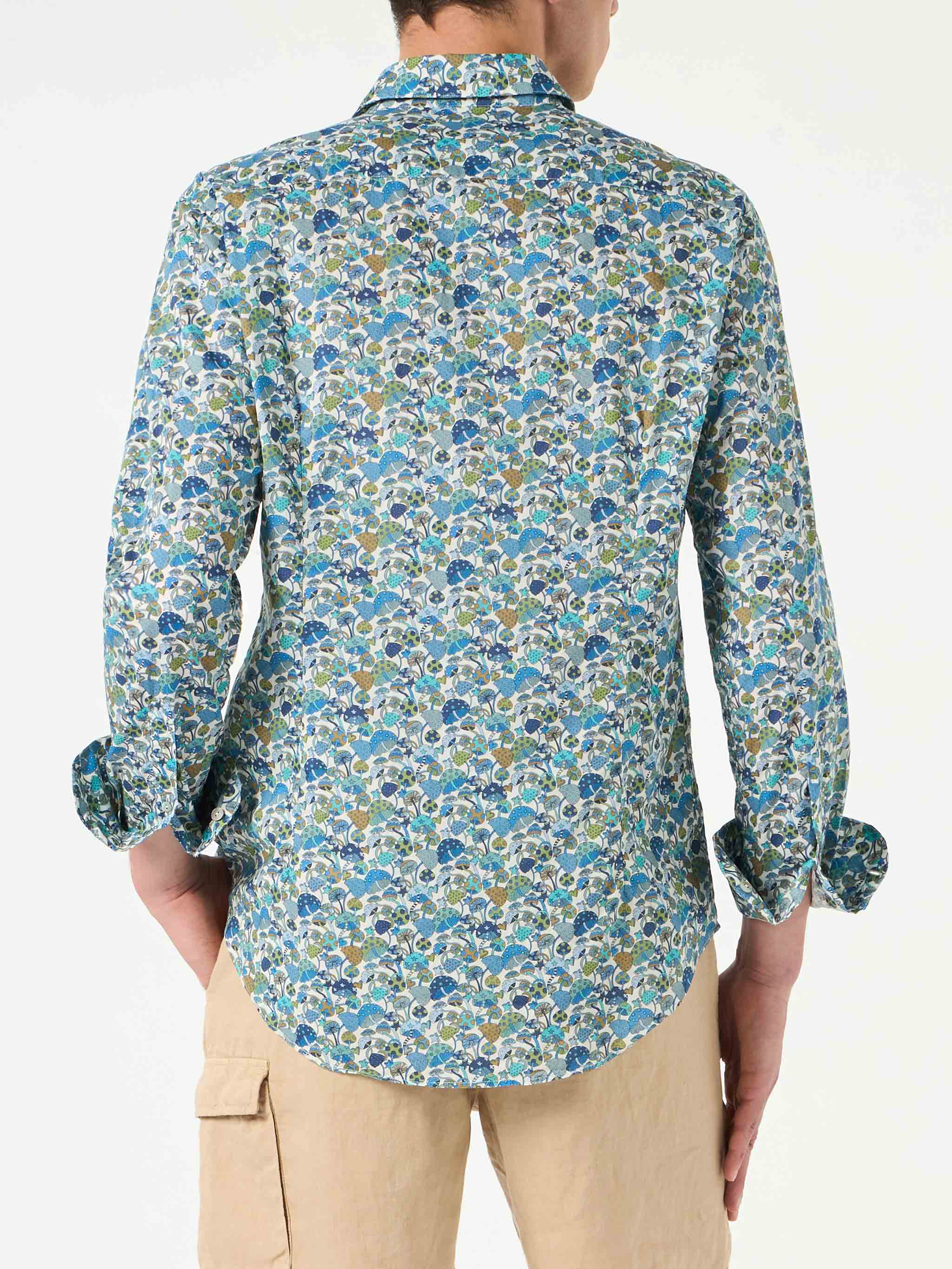 mc2-saint-barth-camicia-sikelia-uomo-in-cotone-con-stampa-funghi-liberty-fabric- image 2