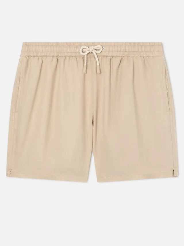 costume-da-bagno-mc2-saint-barth-gustavia-in-puro-lino-beige-tinta-unita-modello image 1
