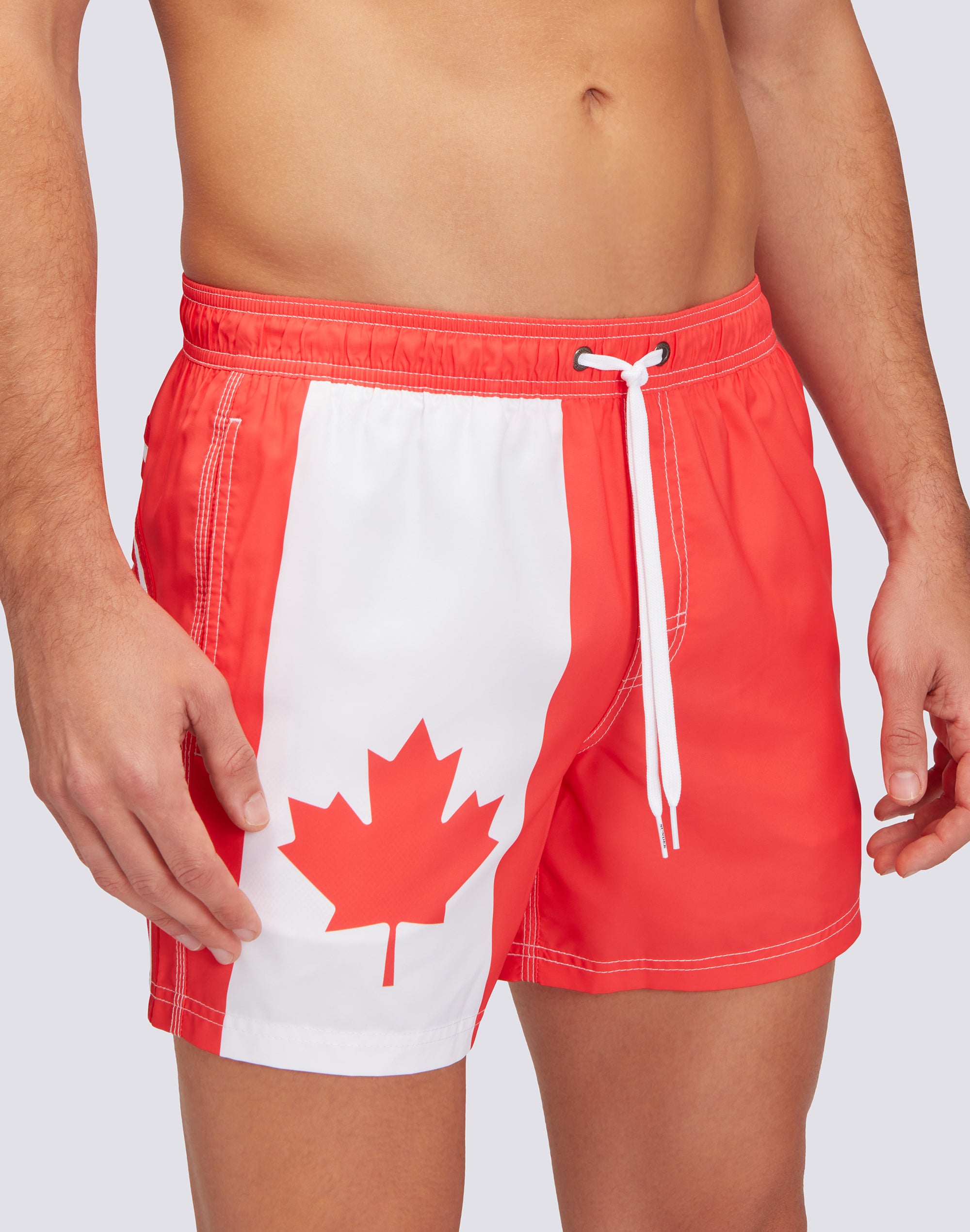 sundek-costume-boxer-mare-uomo-corto-bandiera-canada-in-poliestere-riciclato-rep image 3