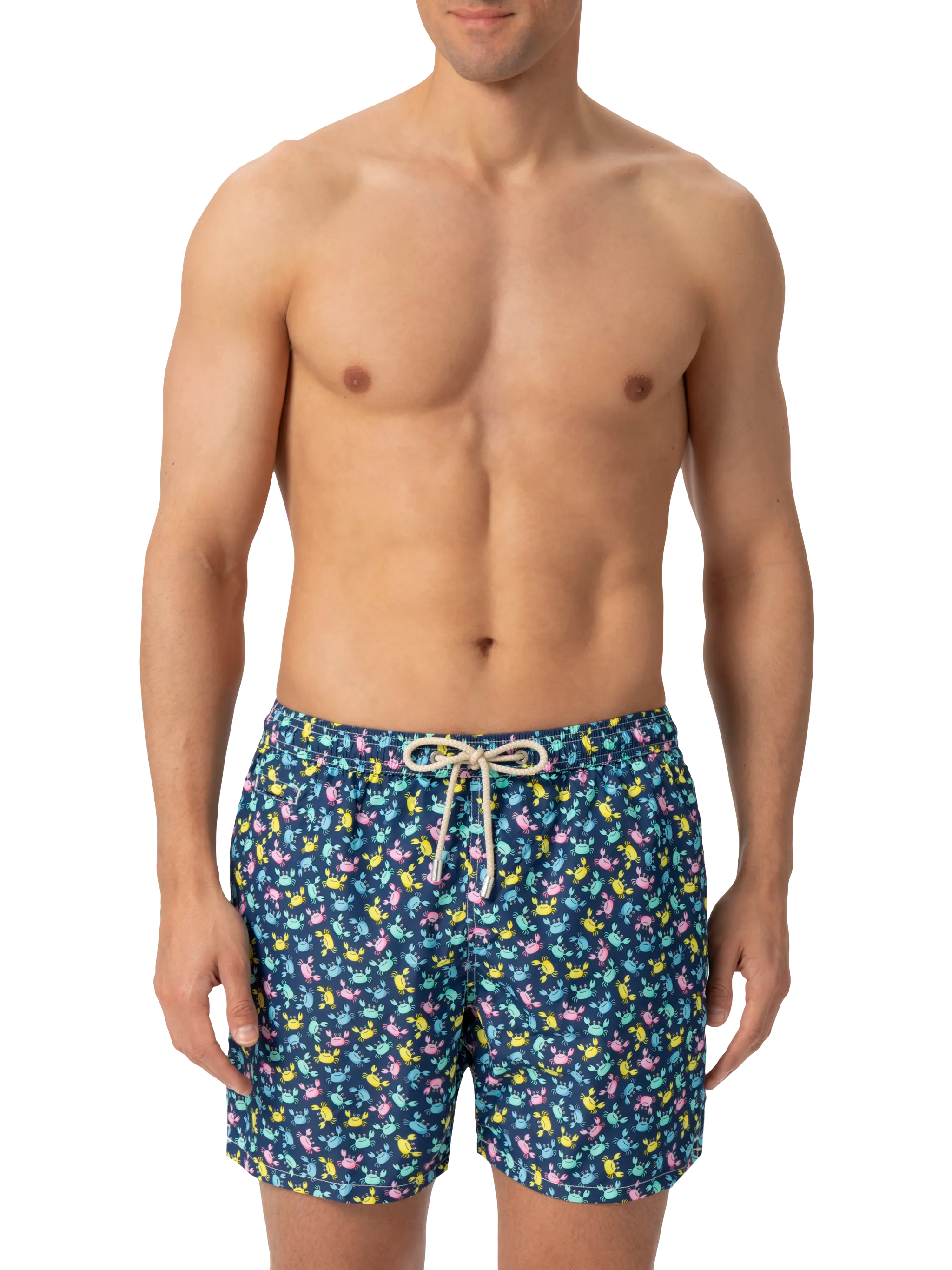 mc2-saint-barth-costume-mare-lighting-in-tessuto-leggero-con-stampa-granchi-uomo image 3