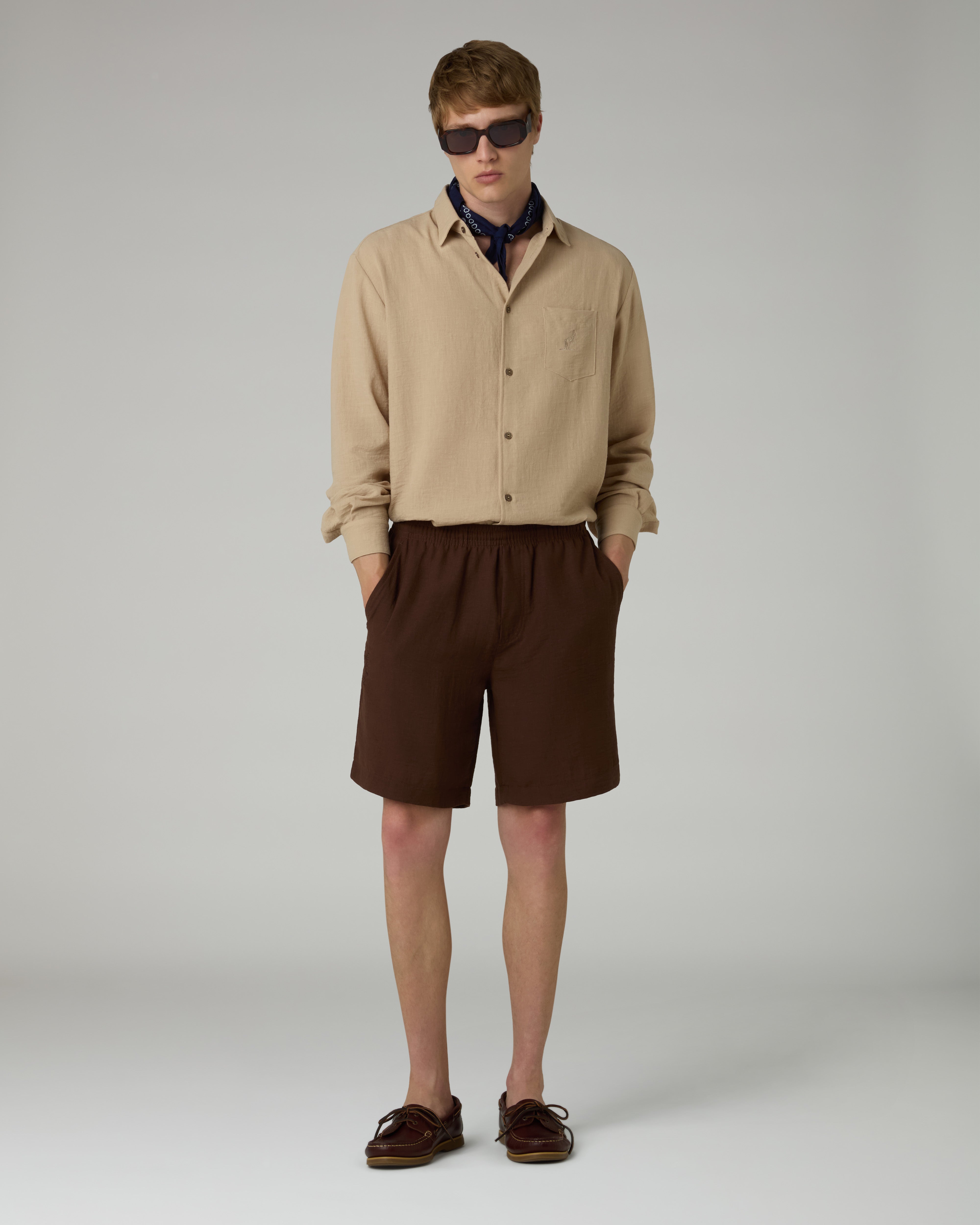 australian-doric-camicia-manica-lunga-kaki image 2