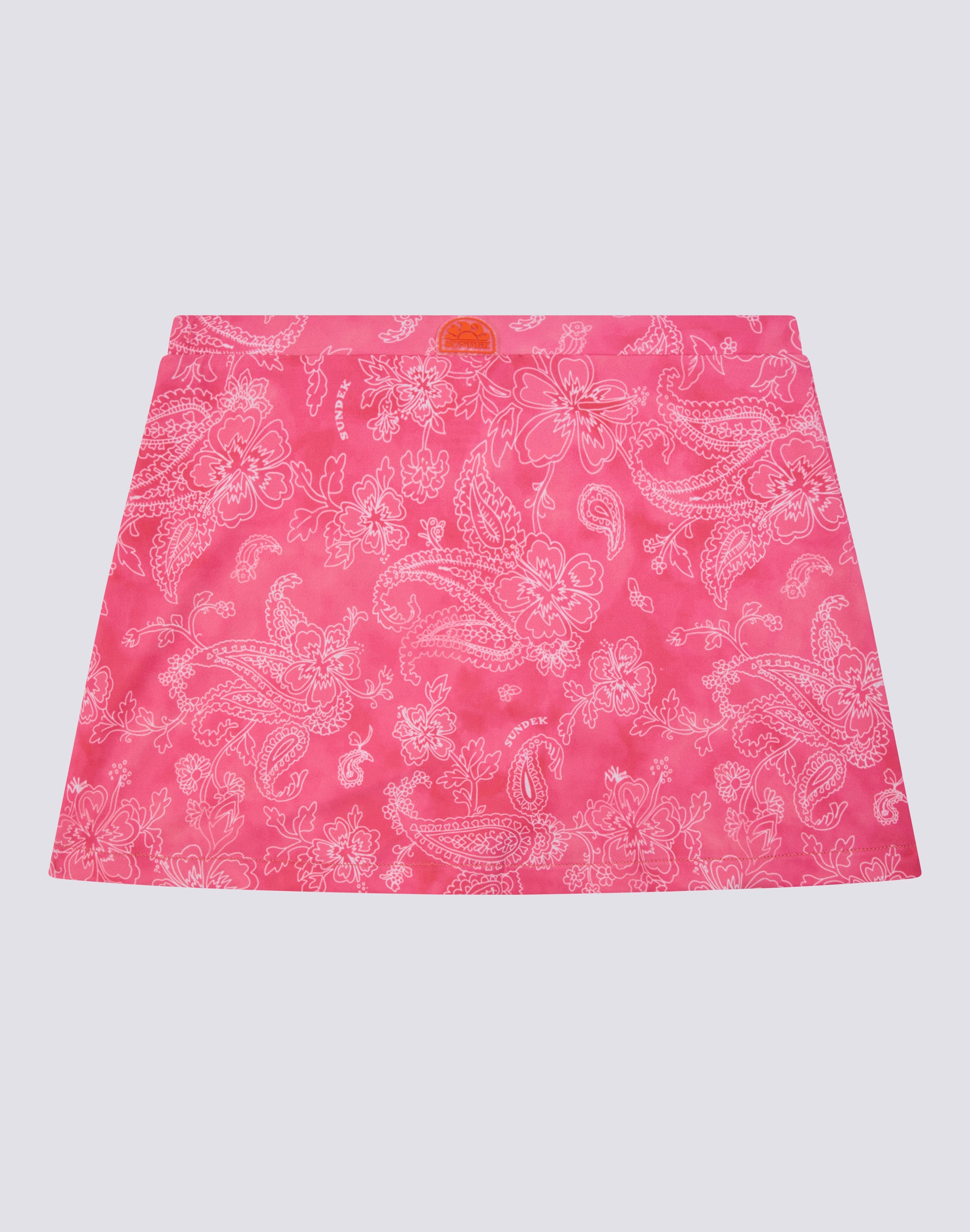 sundek-g622pal36yi-mini-gonna-pareo-bambina-stampa-hibi-paisley image 2