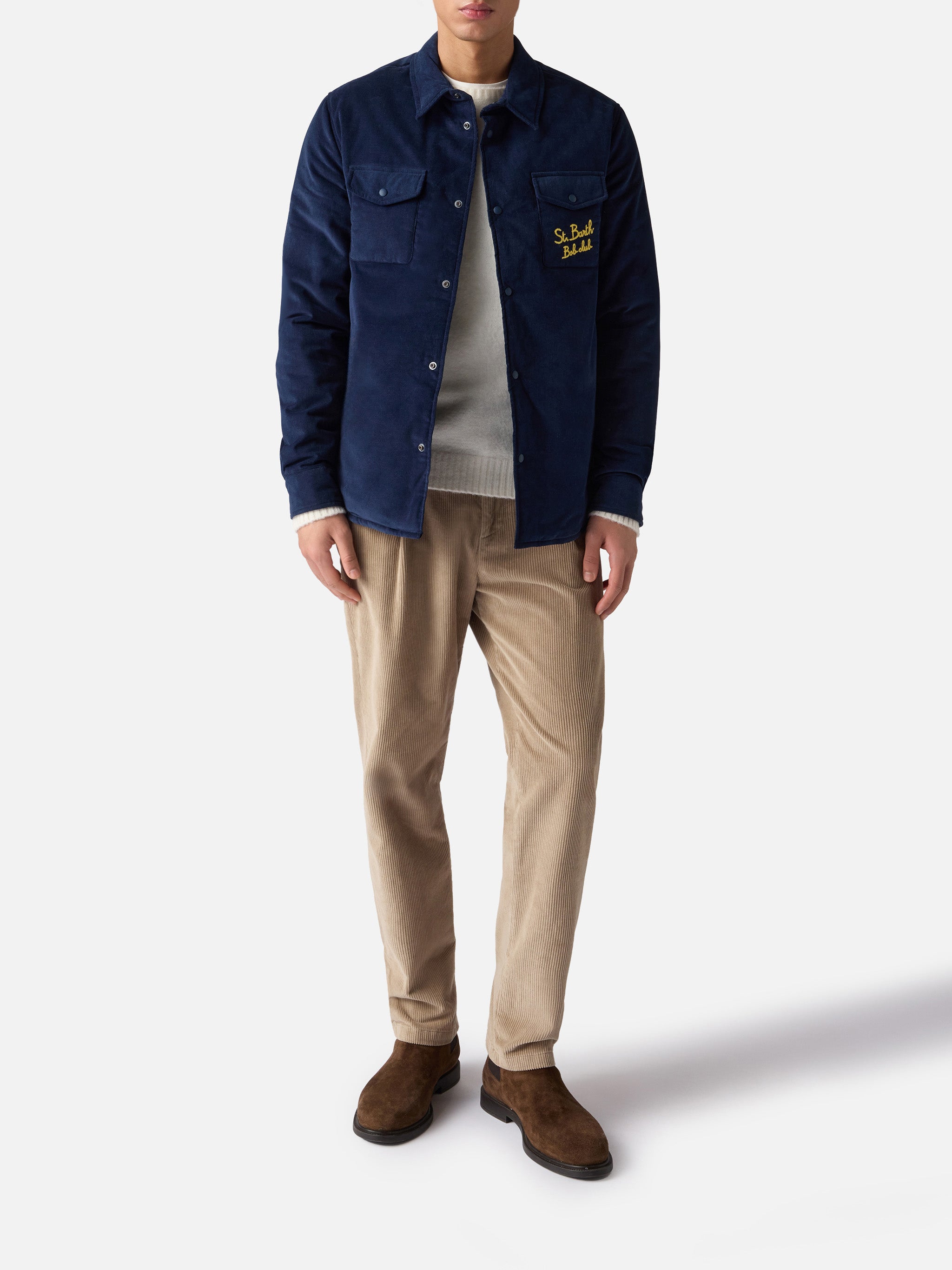 mc2-saint-barth-camicia-over-uomo-blu-con-taschino-e-ricamo-st-barth-bob-club image 2