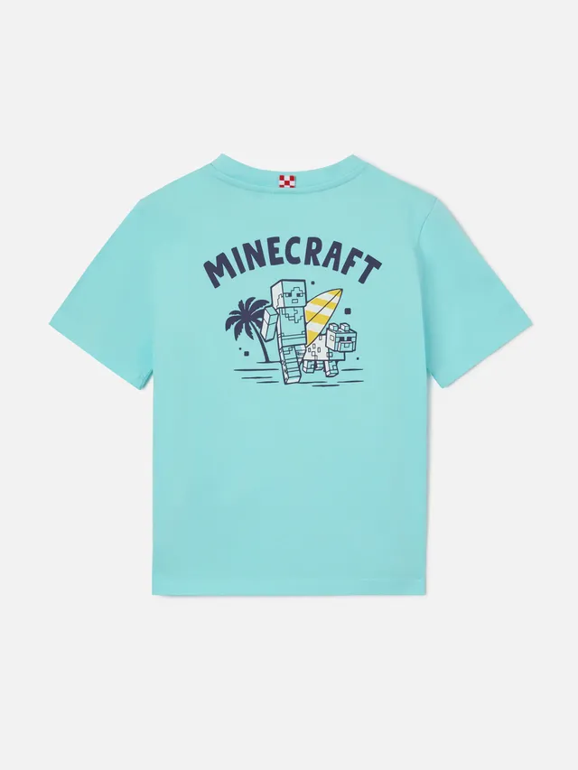 mc2-saint-barth-t-shirt-portland-jr-bambino-con-stampa-minecraft-special-edition image 1